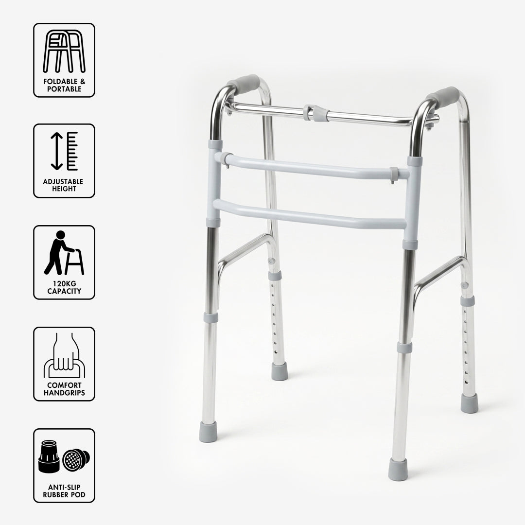 Reciprocal Folding Walker (Aluminum)