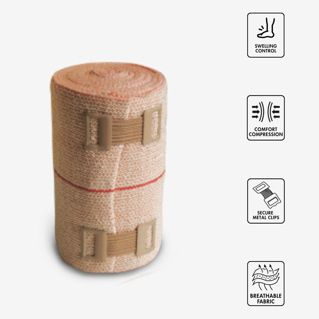 Flamiband (Elastic Crepe Bandage) 4Mtr Streched Length