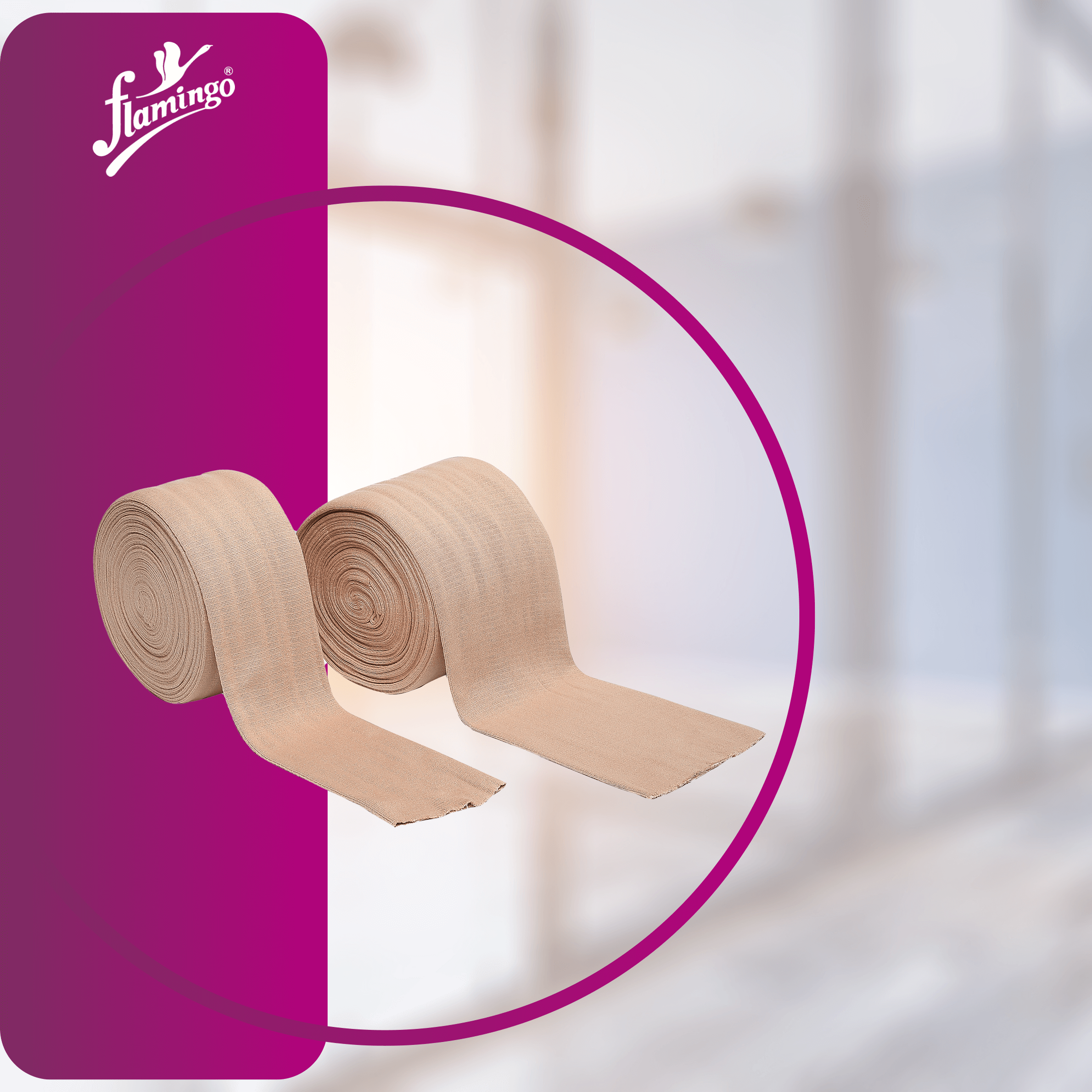 Flami-Fix, elasticated bandage, tubular bandage, seamless bandage, joint support bandage, post-surgery bandage, burn bandage, cotton bandage, breathable bandage, compression bandage.