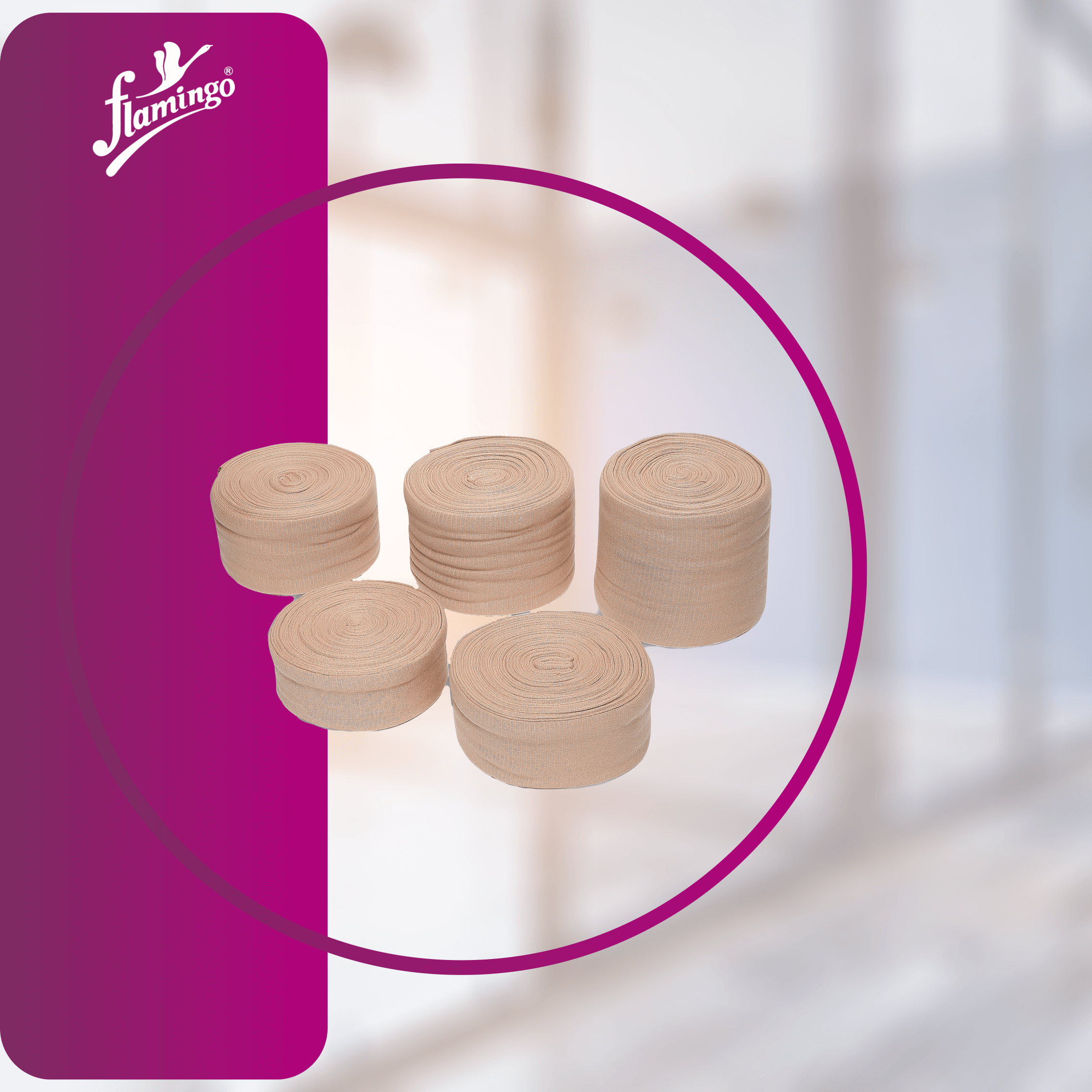 Flami-Fix, elasticated bandage, tubular bandage, seamless bandage, joint support bandage, post-surgery bandage, burn bandage, cotton bandage, breathable bandage, compression bandage.