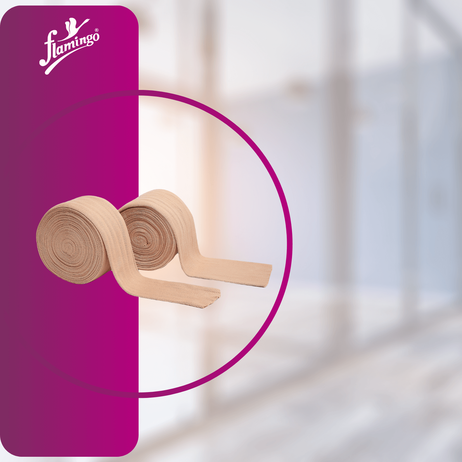 Flami-Fix, elasticated bandage, tubular bandage, seamless bandage, joint support bandage, post-surgery bandage, burn bandage, cotton bandage, breathable bandage, compression bandage.