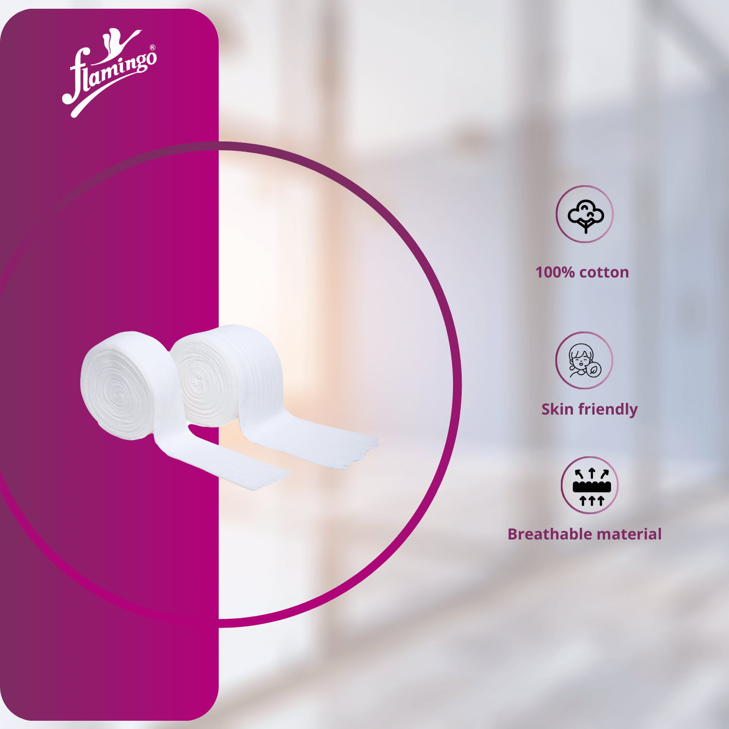 Flaminette, orthopedic bandage, casting bandage, splinting bandage, two-way stretch bandage, cotton bandage, casting support, fracture support, breathable bandage, 100% cotton bandage.