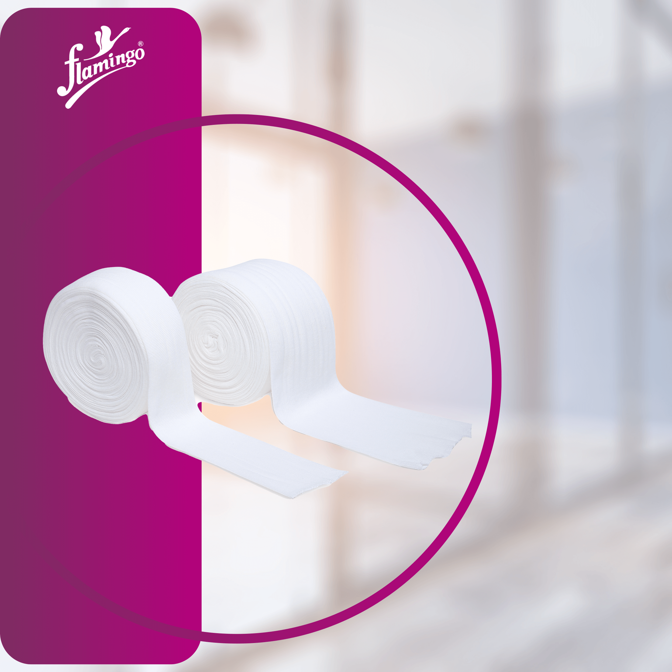 Flaminette, orthopedic bandage, casting bandage, splinting bandage, two-way stretch bandage, cotton bandage, casting support, fracture support, breathable bandage, 100% cotton bandage.