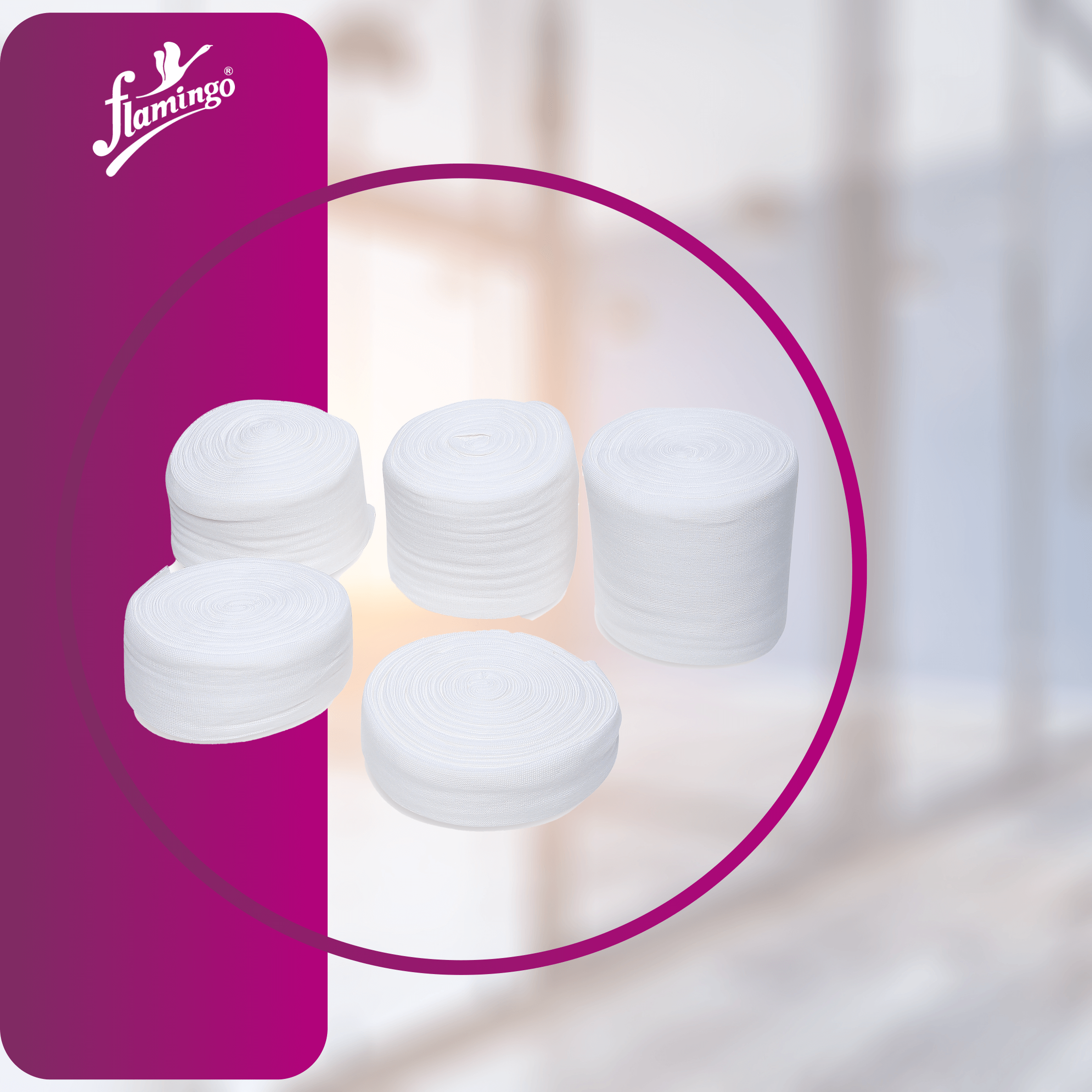 Flaminette, orthopedic bandage, casting bandage, splinting bandage, two-way stretch bandage, cotton bandage, casting support, fracture support, breathable bandage, 100% cotton bandage.