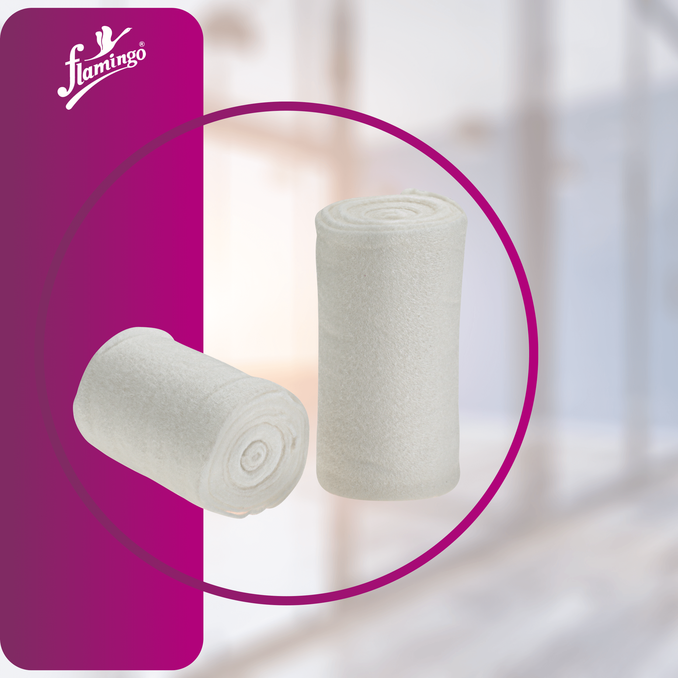 Flamisoft, pre-casting padding, orthopedic padding, casting padding, soft cotton padding, casting protection, breathable padding, skin-friendly padding, medical padding.