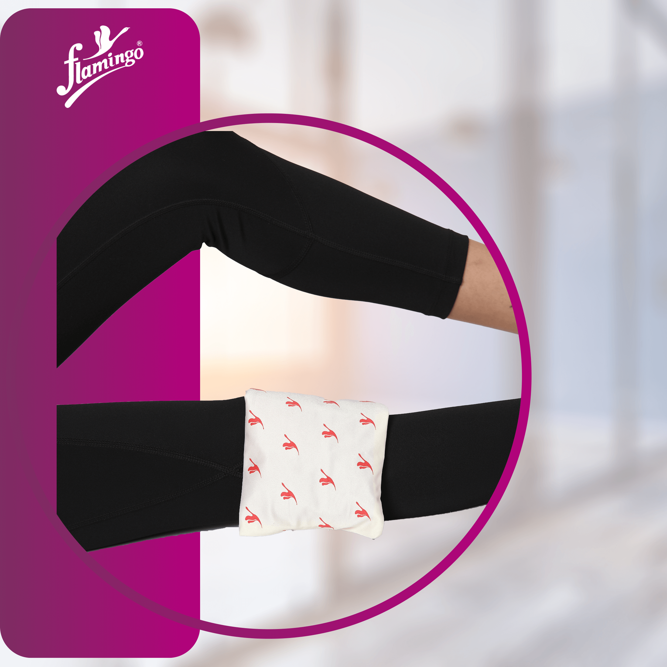 Flamingo Hot Pack, hot therapy pack, muscle pain relief, joint stiffness relief, non-toxic gel pack, heat therapy for pain, adjustable hot pack, soothing heat pack.
