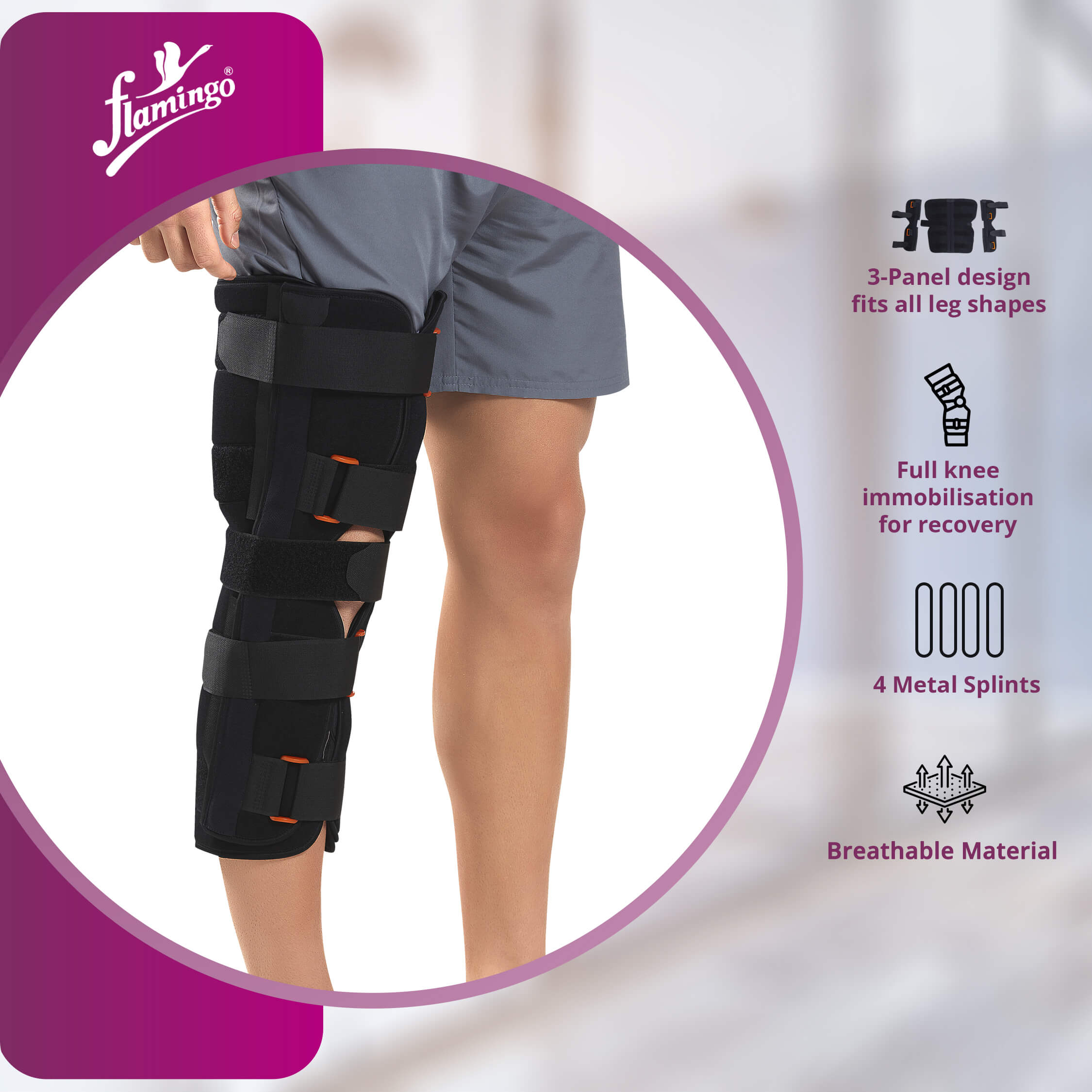 Knee Immobilizer - Tri Panel