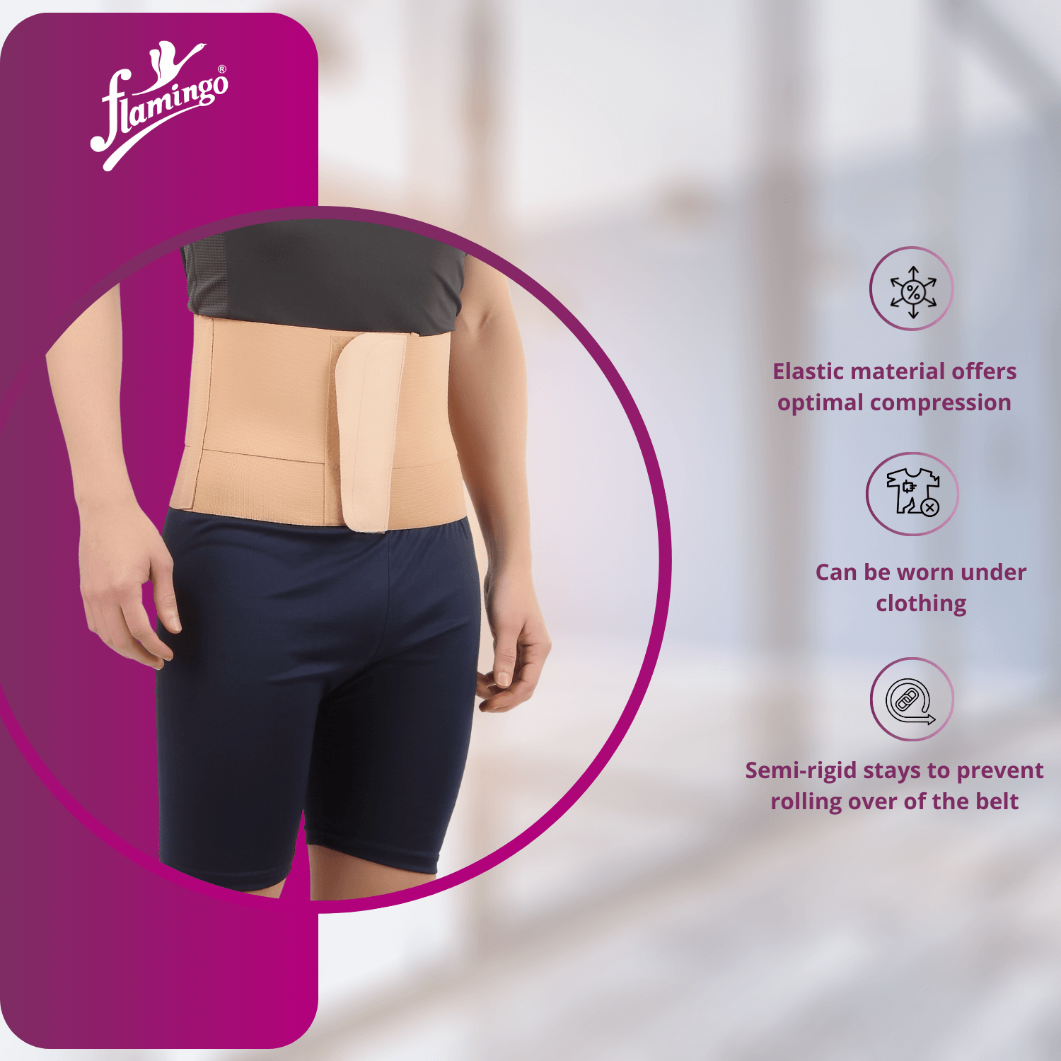 Flamingo Abdominal Belt
Abdominal Belt 20 cm
Post-Surgery Support
Post-Pregnancy Abdominal Belt
Compression Belt for Recovery
Comfortable Abdominal Support