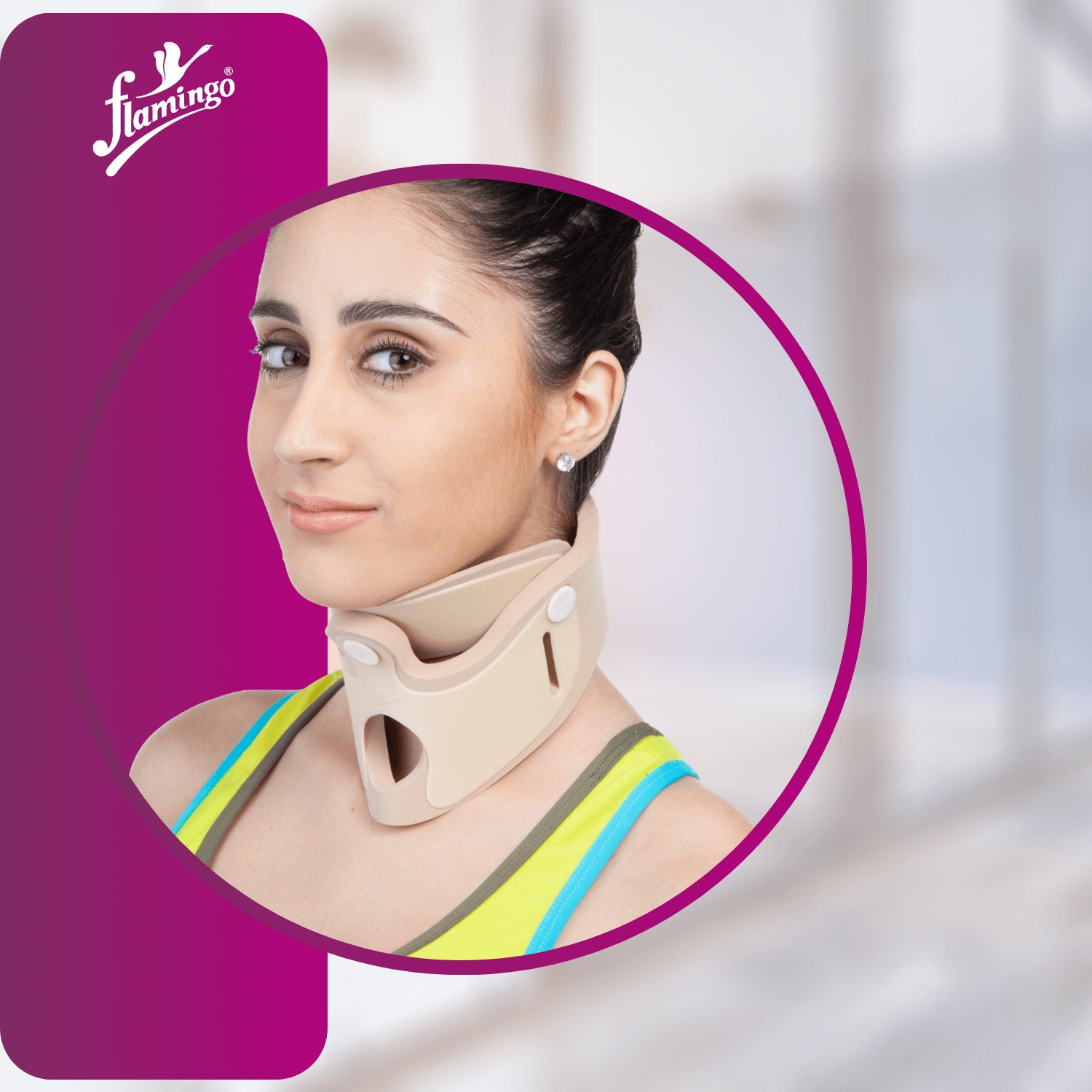 Flamingo Cervical Immobilizer
Cervical Fracture Support
Post-Trauma Neck Support
Neck Immobilizer for Spondylolisthesis
Cervical Disc Recovery