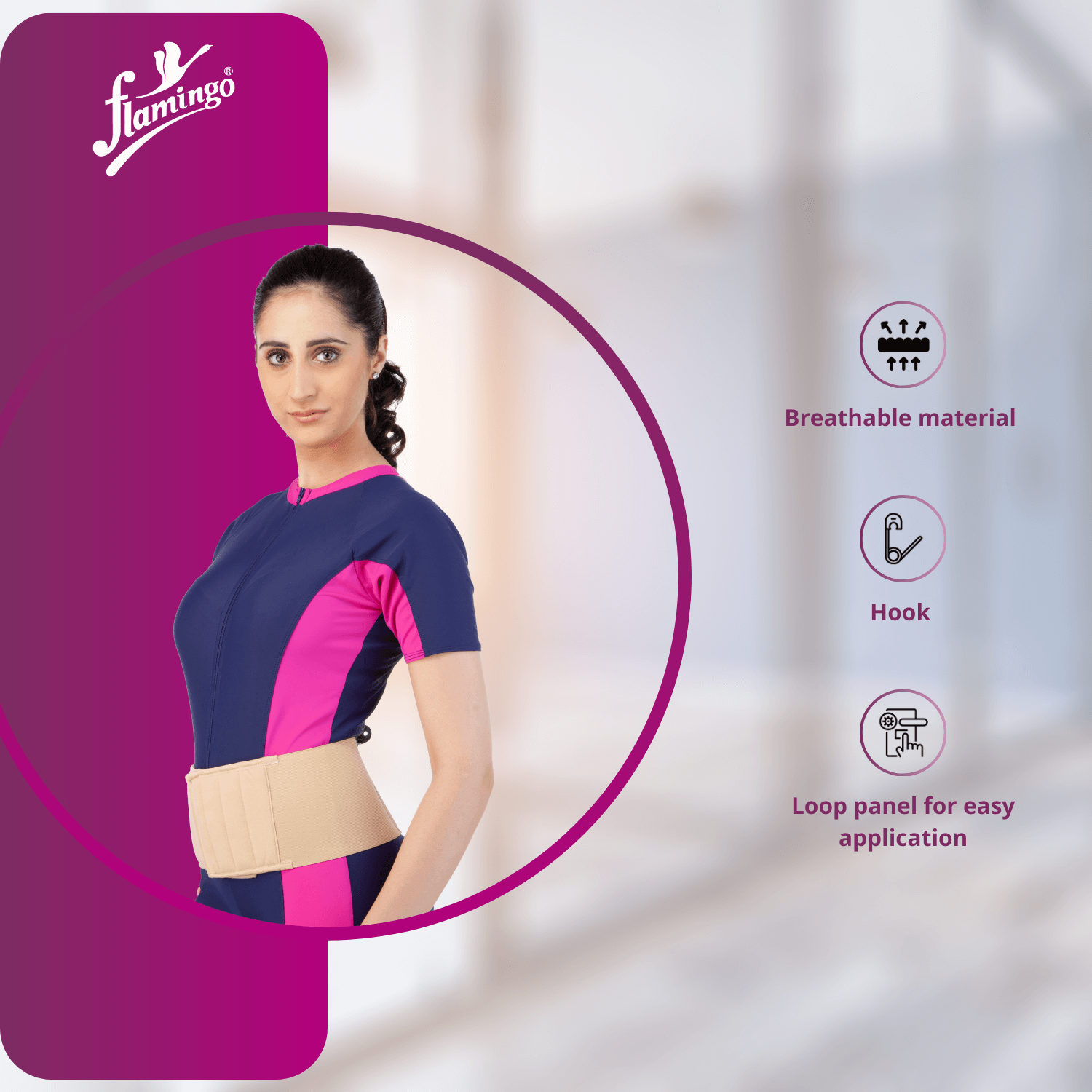 Flamingo Abdominal Belt
Abdominal Belt 14 cm
Post-Surgery Support
Post-Pregnancy Support
Recovery Belt for Abdomen
Mild Compression Abdominal Support