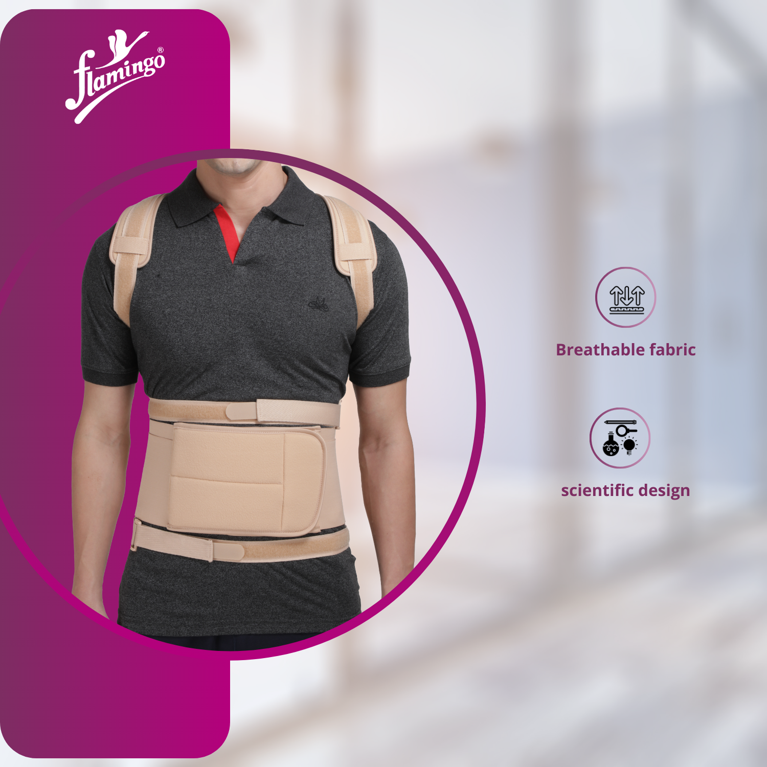 Flamingo Dorsolumbar Spinal Brace
Spinal Fracture Support Brace
Spinal Fusion Brace
Thoracic Lumbar Spinal Support
Post-Operative Spinal Brace