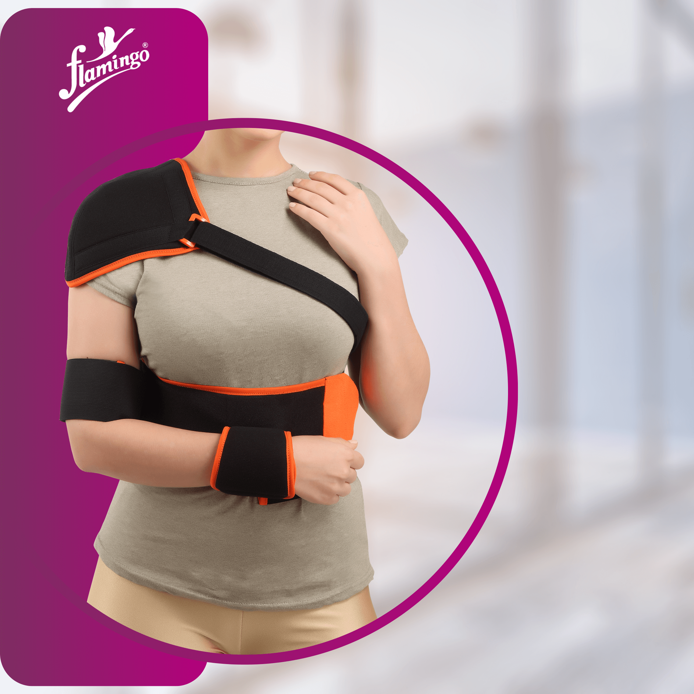 Flamingo Elastic Shoulder Immobilizer
Shoulder Immobilizer for Dislocation
Post-Operative Shoulder Support
Shoulder Dislocation Brace
Shoulder Support for Recovery