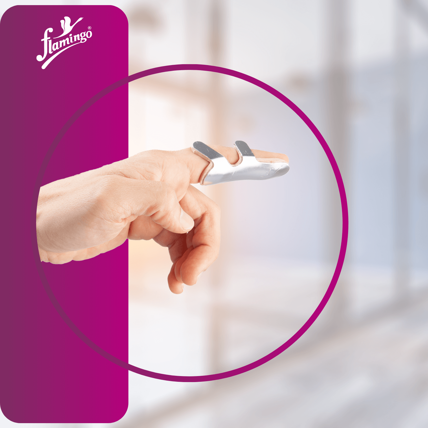 Flamingo Frog Splint
Finger Immobilization Splint
Aluminum Finger Support
Post-Injury Finger Splint
Comfortable Finger Brace