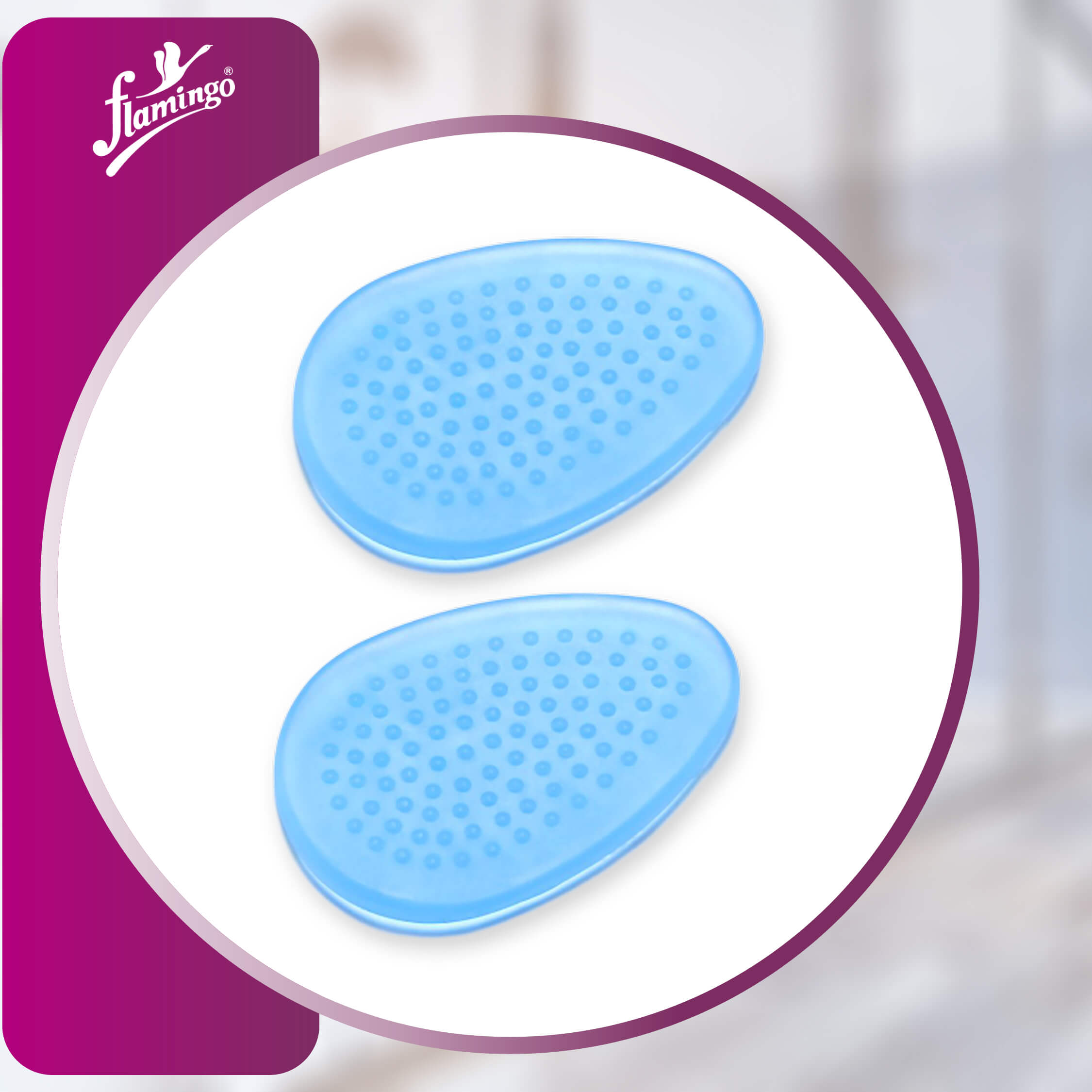 Flamingo Gel Heel Pad - Female
Heel Pain Relief Pad
Gel Heel Pad for Women
Shock Absorbing Heel Cushion
Plantar Fasciitis Foot Pad