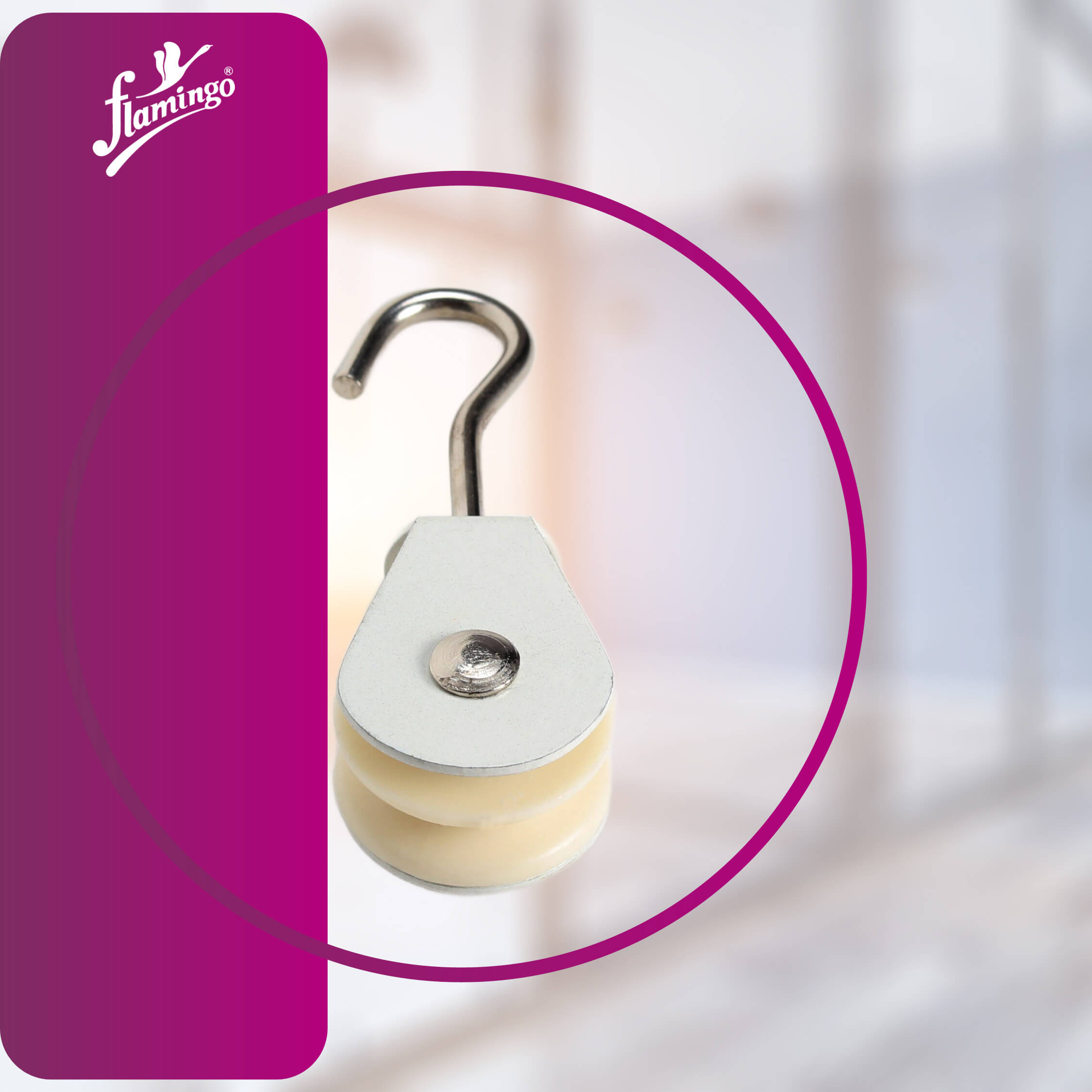 Flamingo Traction Pulley, traction therapy, spinal traction pulley, limb traction pulley, therapeutic traction, durable traction pulley.