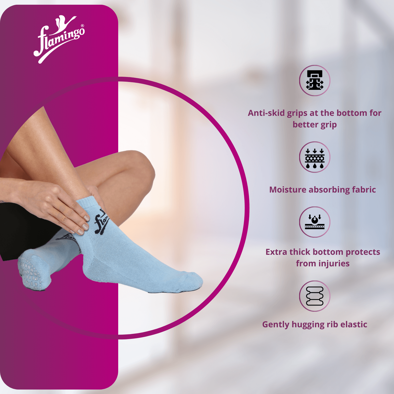 Diabetic socks, anti-skid diabetic socks, comfortable socks for diabetes, cotton socks for sensitive feet, socks for arthritis, padded diabetic socks, anti-slip socks, breathable diabetic socks