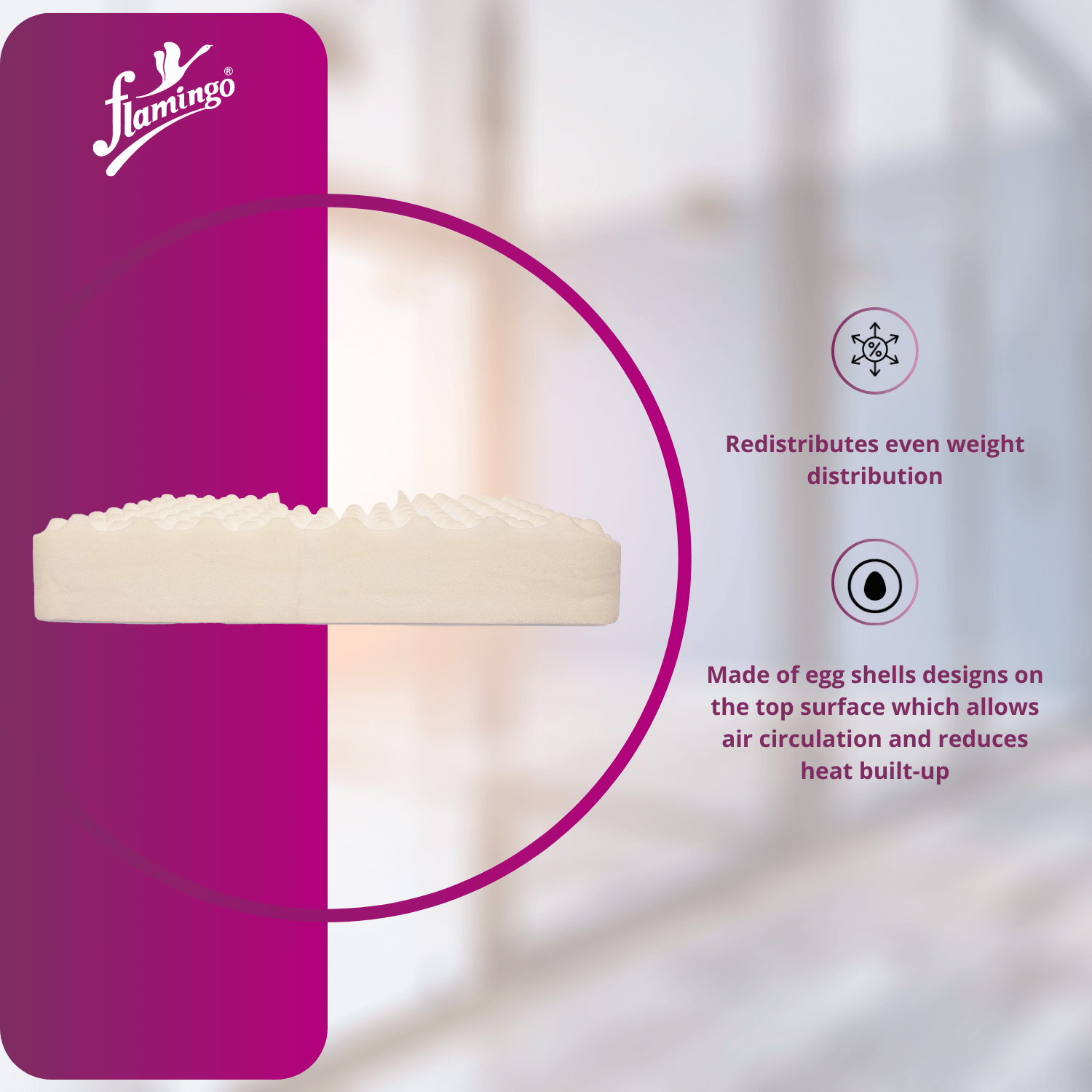 Flamingo Coccyx Cushion Soft
Soft Tailbone Cushion
Pregnancy Seat Cushion
Coccyx Pressure Relief Cushion
Comfortable Seat Cushion