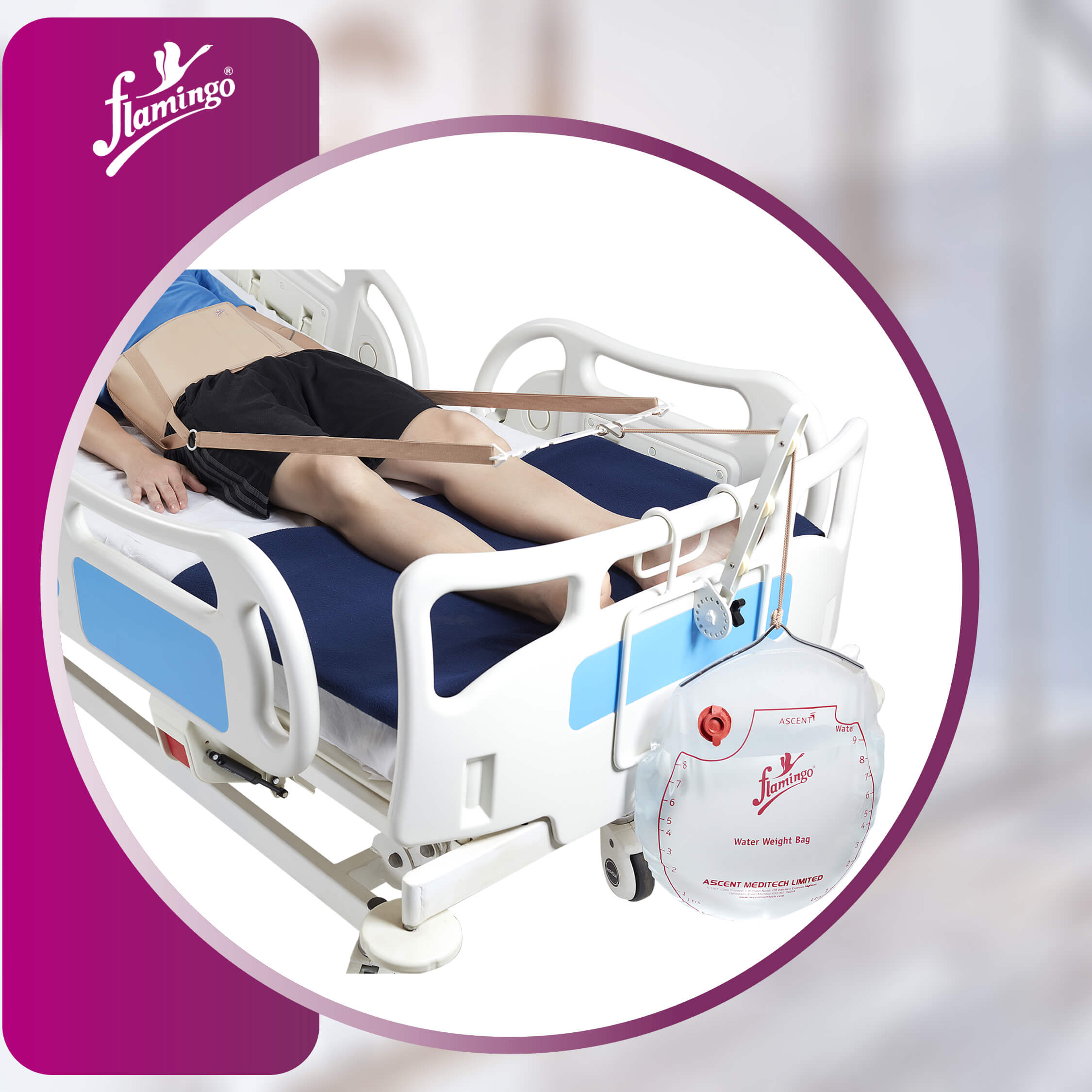 Flamingo Pelvic Traction
Lower Back Traction Kit
Lumbar Traction Therapy
Adjustable Traction Support
Pelvic Traction Kit