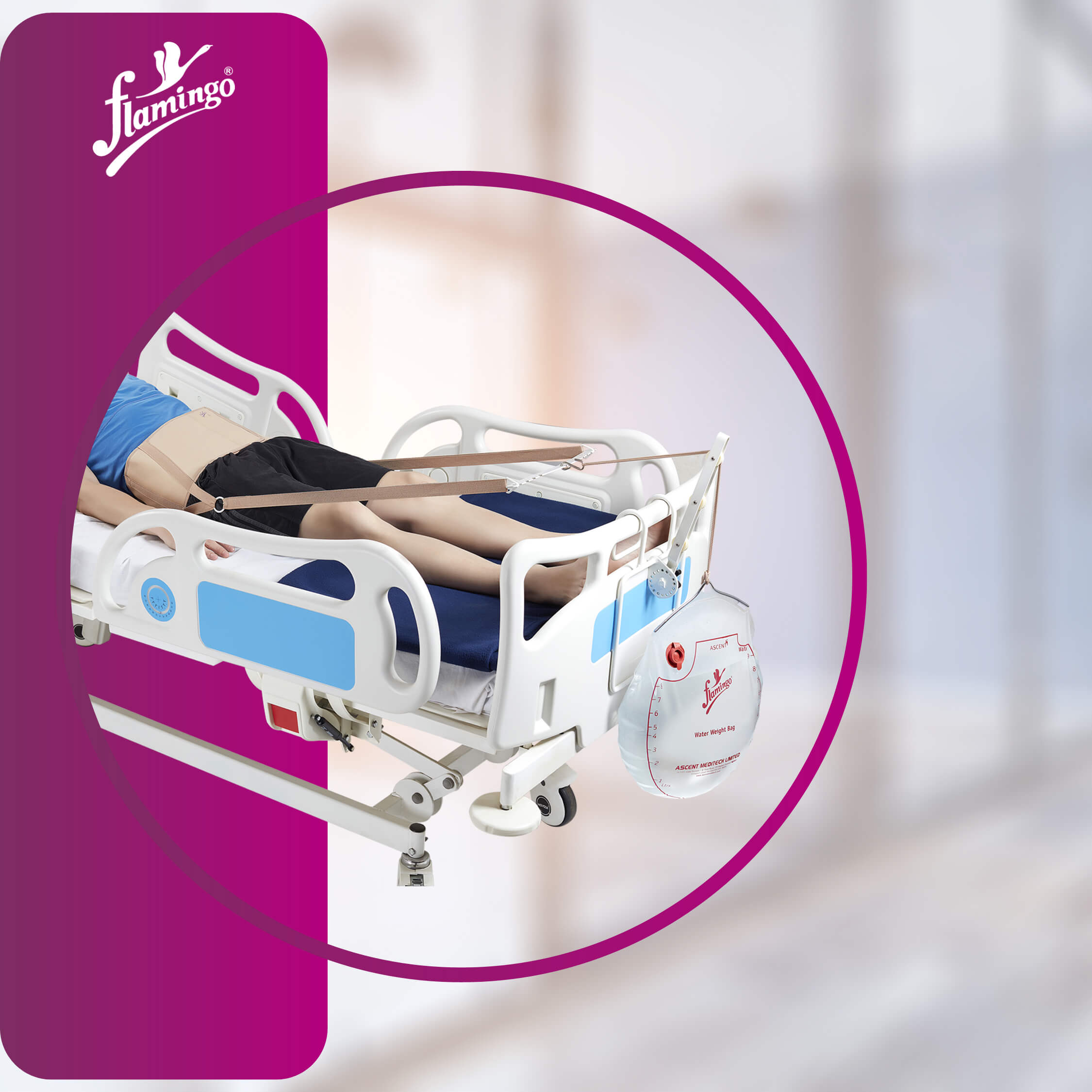 Flamingo Pelvic Traction
Lower Back Traction Kit
Lumbar Traction Therapy
Adjustable Traction Support
Pelvic Traction Kit