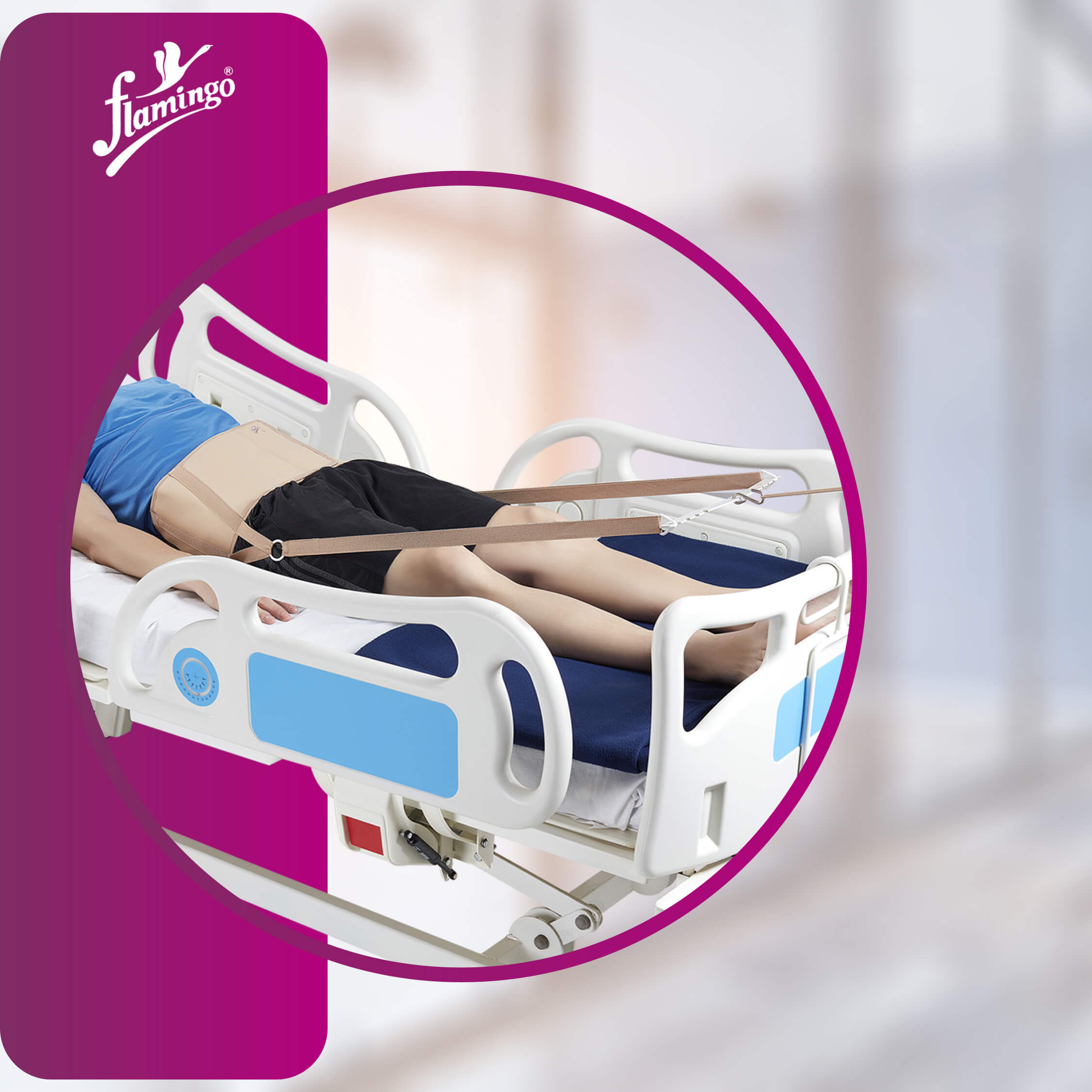 Flamingo Pelvic Belt
Traction Belt for Lumbar Region
Lower Back Traction Support
Pelvic Belt for Therapy
Adjustable Pelvic Support