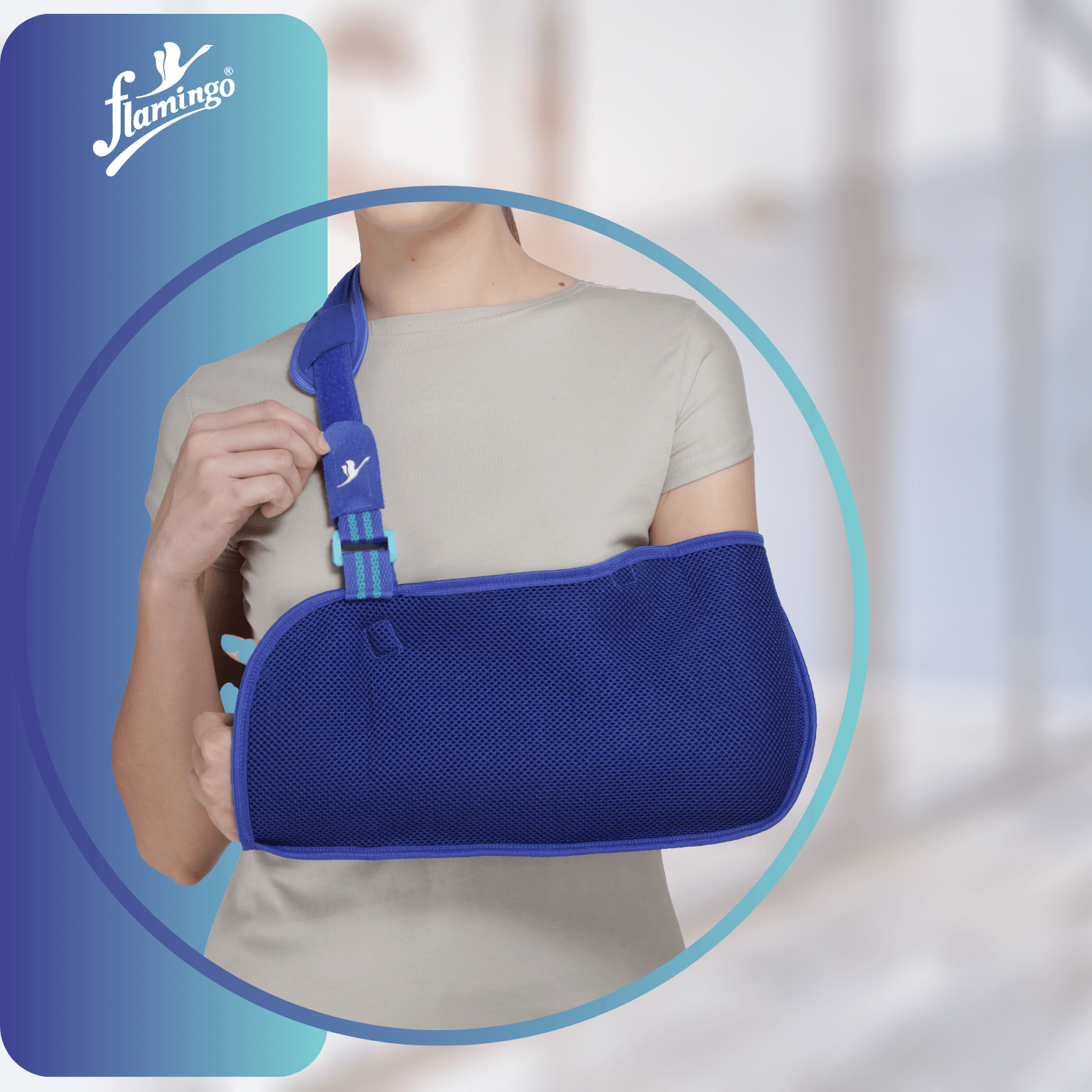 Flamingo Breathable Arm Sling
Post-Casting Arm Sling
Elbow Fracture Sling
Adjustable Arm Sling
Thumb Loop Arm Support