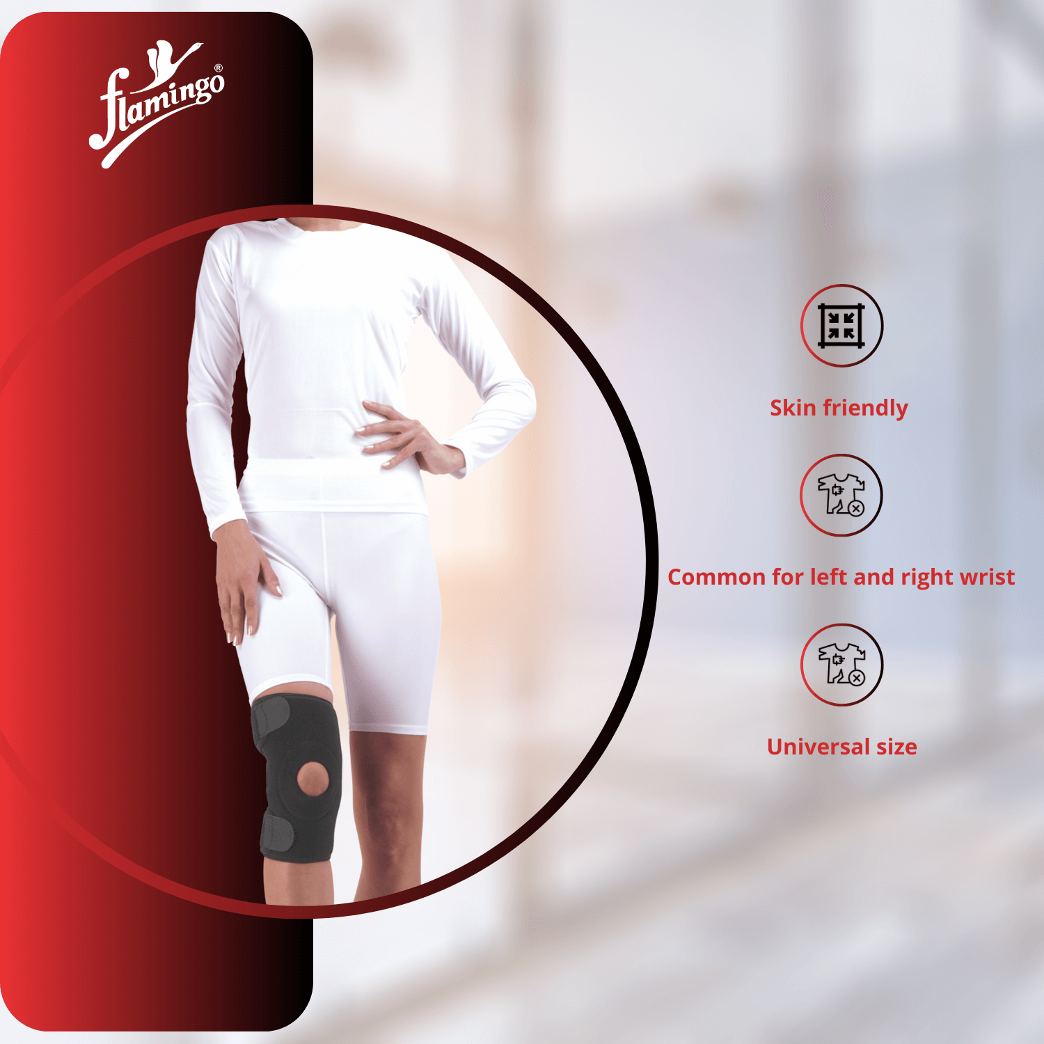 Flamingo Neoprene Knee Wrap
Knee Pain Support
Arthritis Knee Wrap
Adjustable Knee Wrap
Sports Injury Knee Support