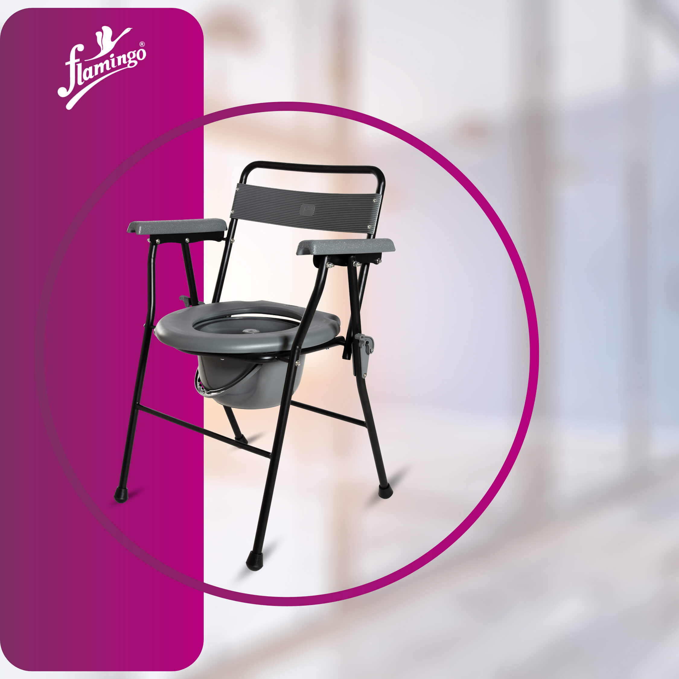 Commode chair without armrest
Foldable commode chair
Removable container commode
Aluminum commode chair
Durable commode chair
Comfortable commode chair
Backrest commode chair