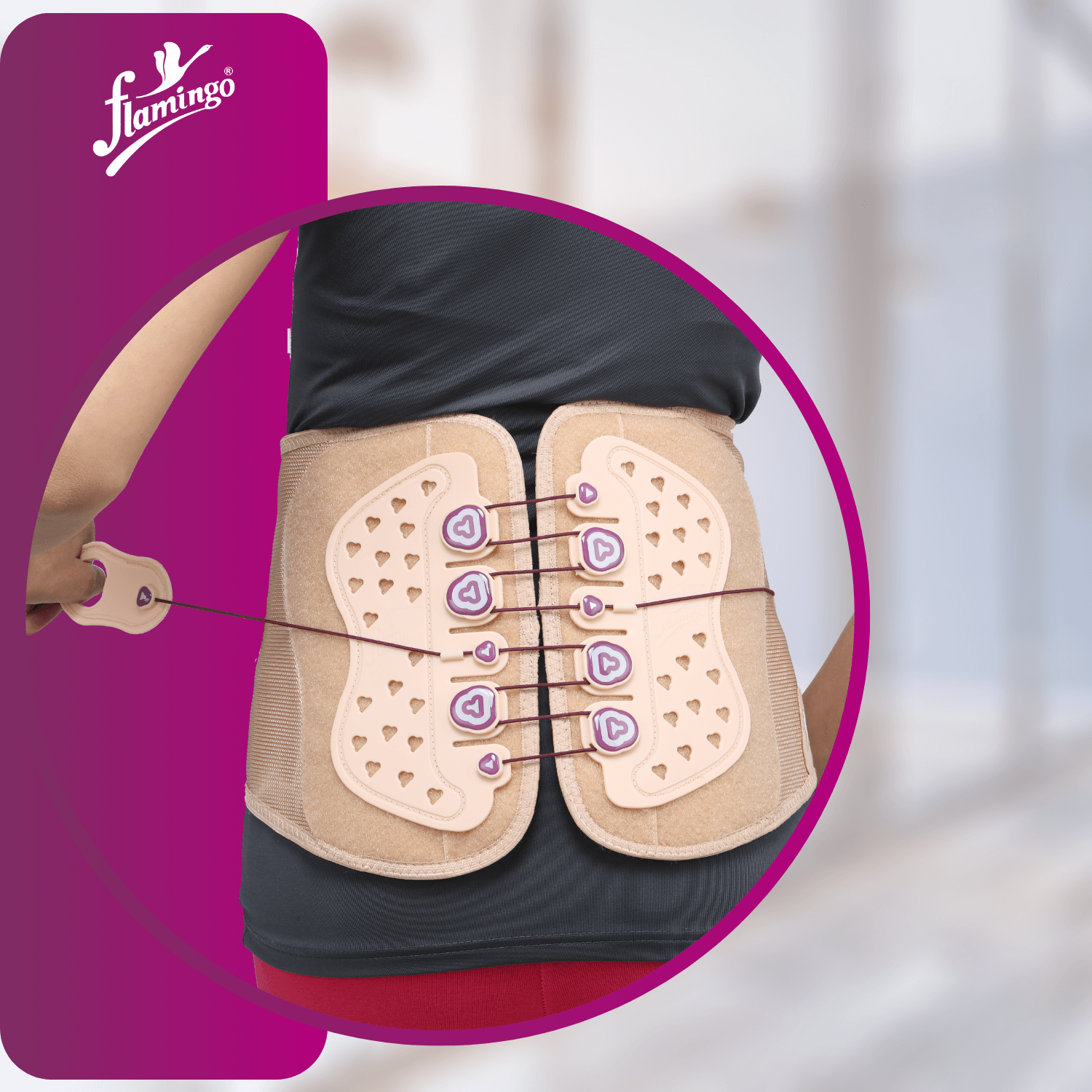 Flamingo Lacepull Back Belt
Back Pain Support
Adjustable Back Belt
Lower Back Stabilizer
Degenerative Disc Disease Support