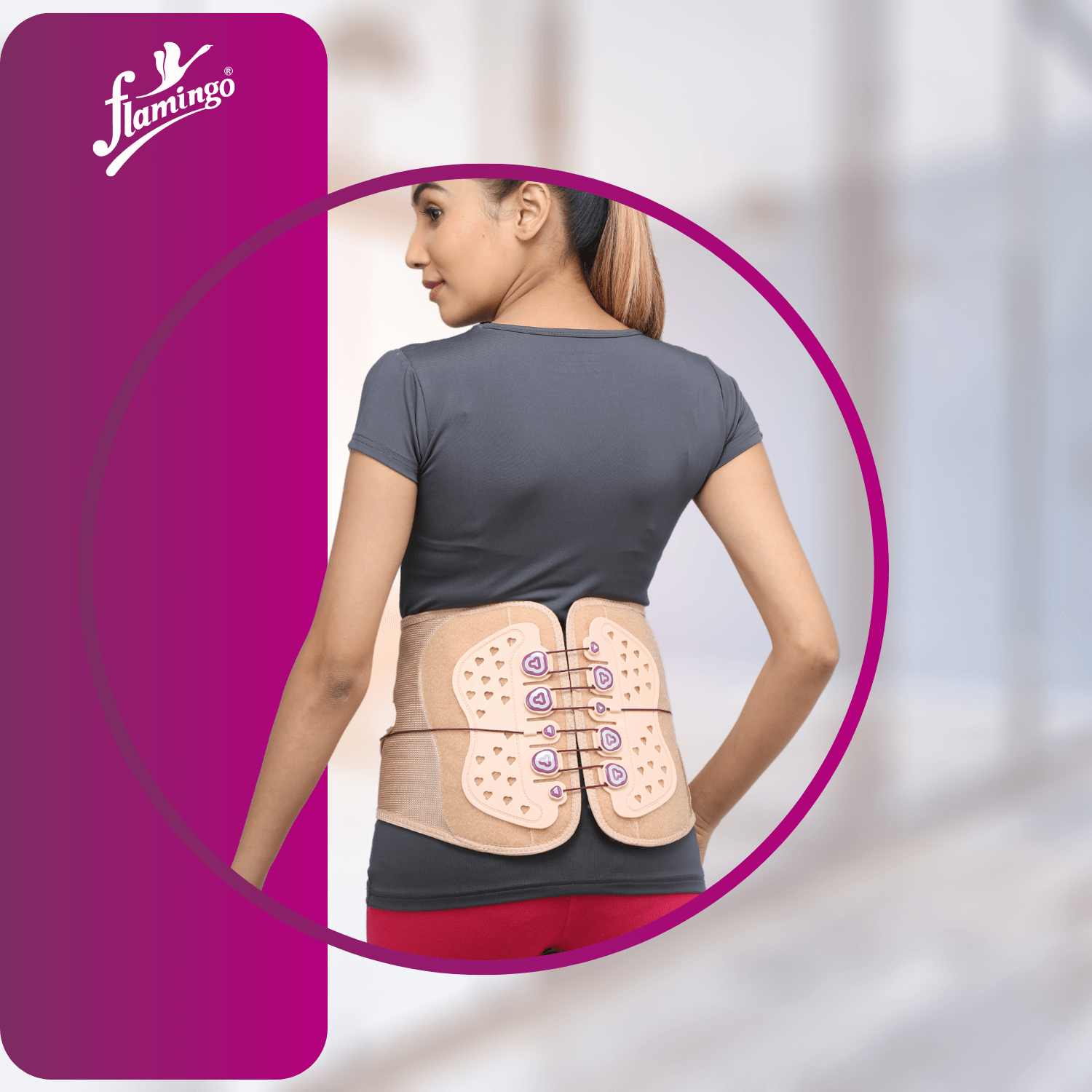 Flamingo Lacepull Back Belt
Back Pain Support
Adjustable Back Belt
Lower Back Stabilizer
Degenerative Disc Disease Support
