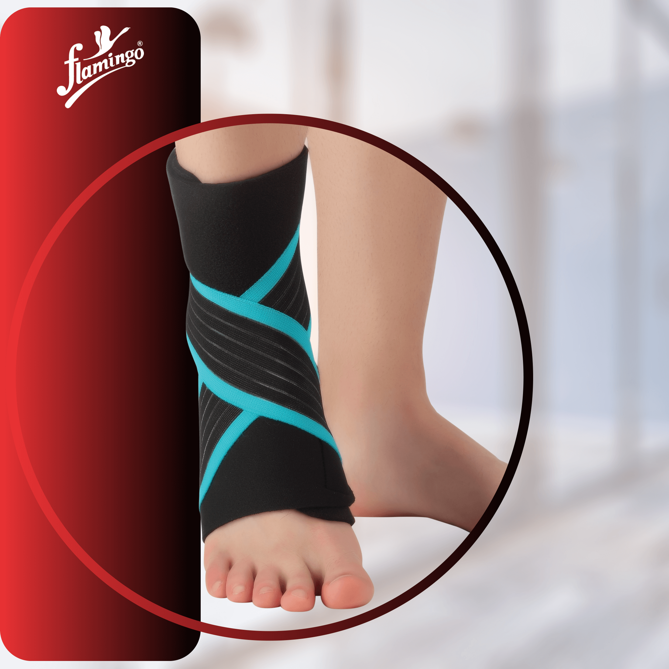 Flamingo Neoprene Ankle Grip
Neoprene Ankle Support
Ankle Compression Wrap
Figure 8 Ankle Support
Ankle Brace for Sprains
Neoprene Ankle Compression