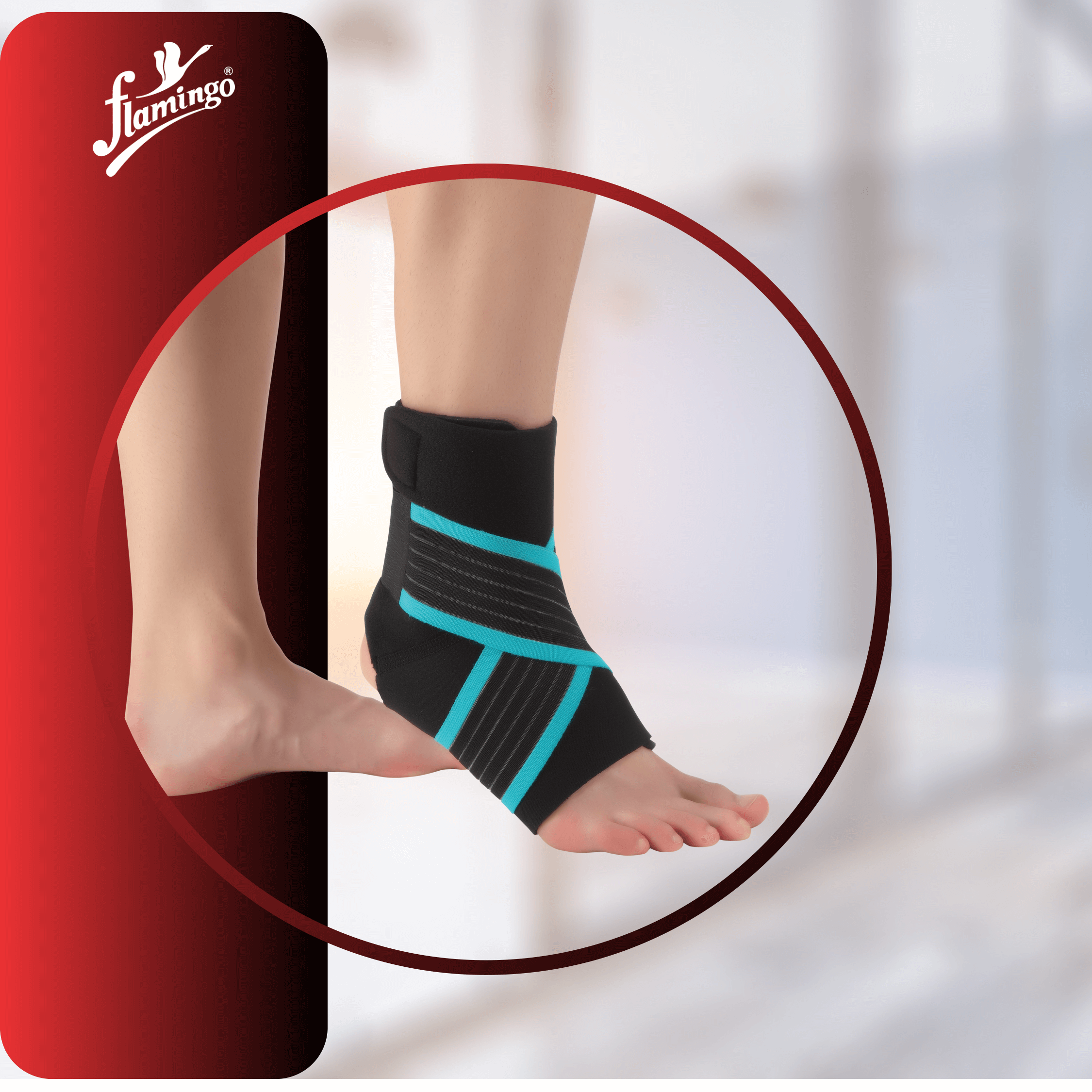 Flamingo Neoprene Ankle Grip
Neoprene Ankle Support
Ankle Compression Wrap
Figure 8 Ankle Support
Ankle Brace for Sprains
Neoprene Ankle Compression