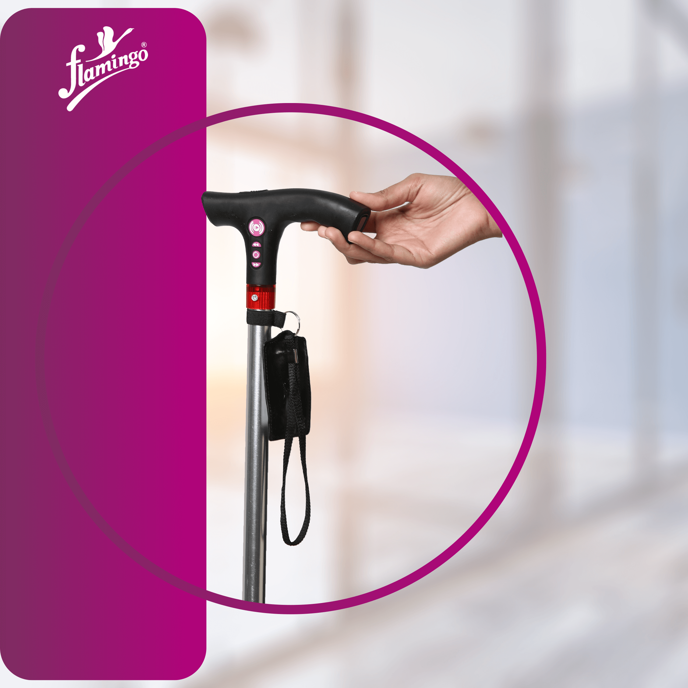 FM radio walking stick
Walking stick with siren
Torch walking stick
Multi-functional walking cane
Walking stick with safety features
Aluminum walking cane
Walking stick with radio and torch