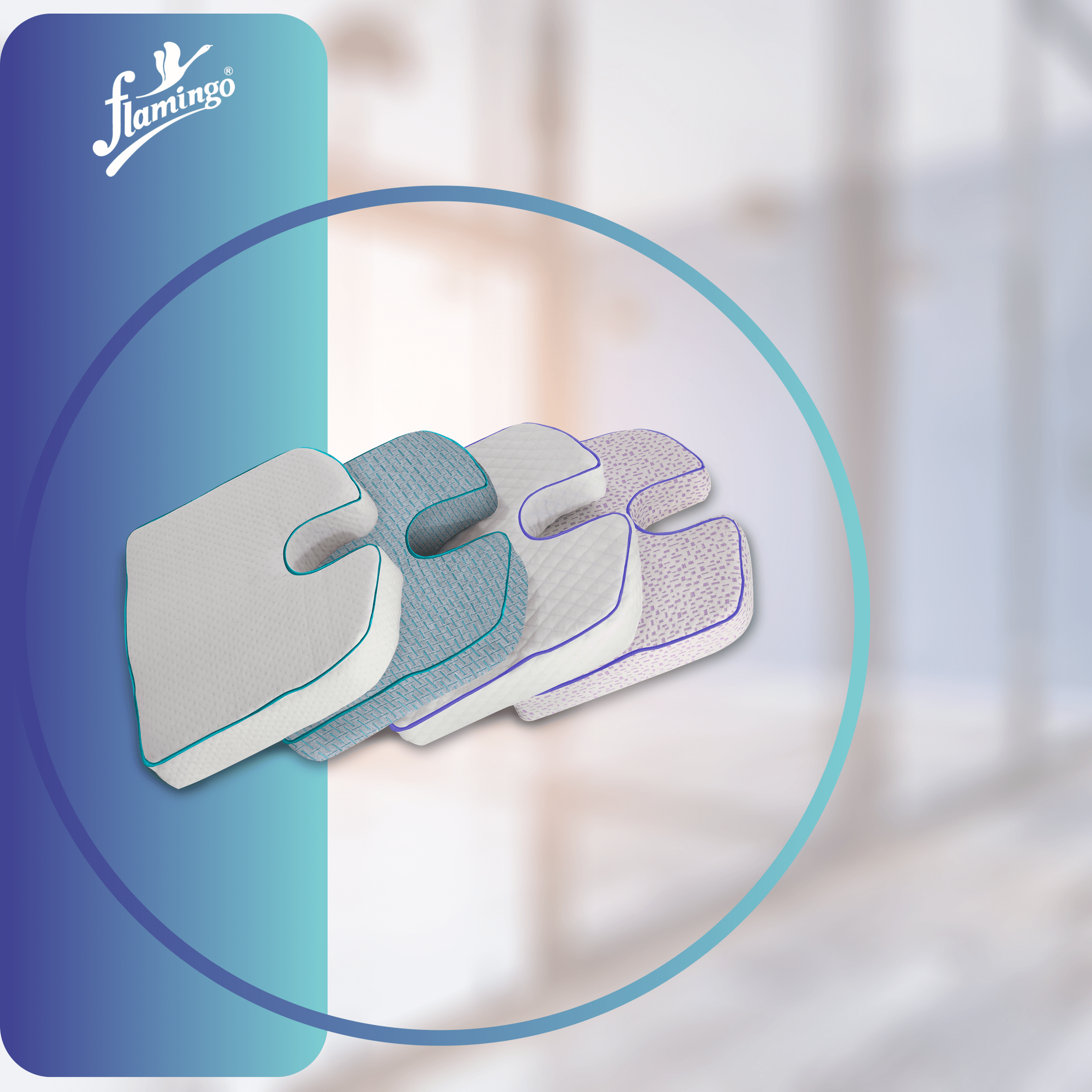 Flamingo Premium Coccyx Cushion, coccyx cushion, tailbone pain relief, pressure relief cushion, sitting comfort cushion, memory foam seat cushion, wheelchair cushion.