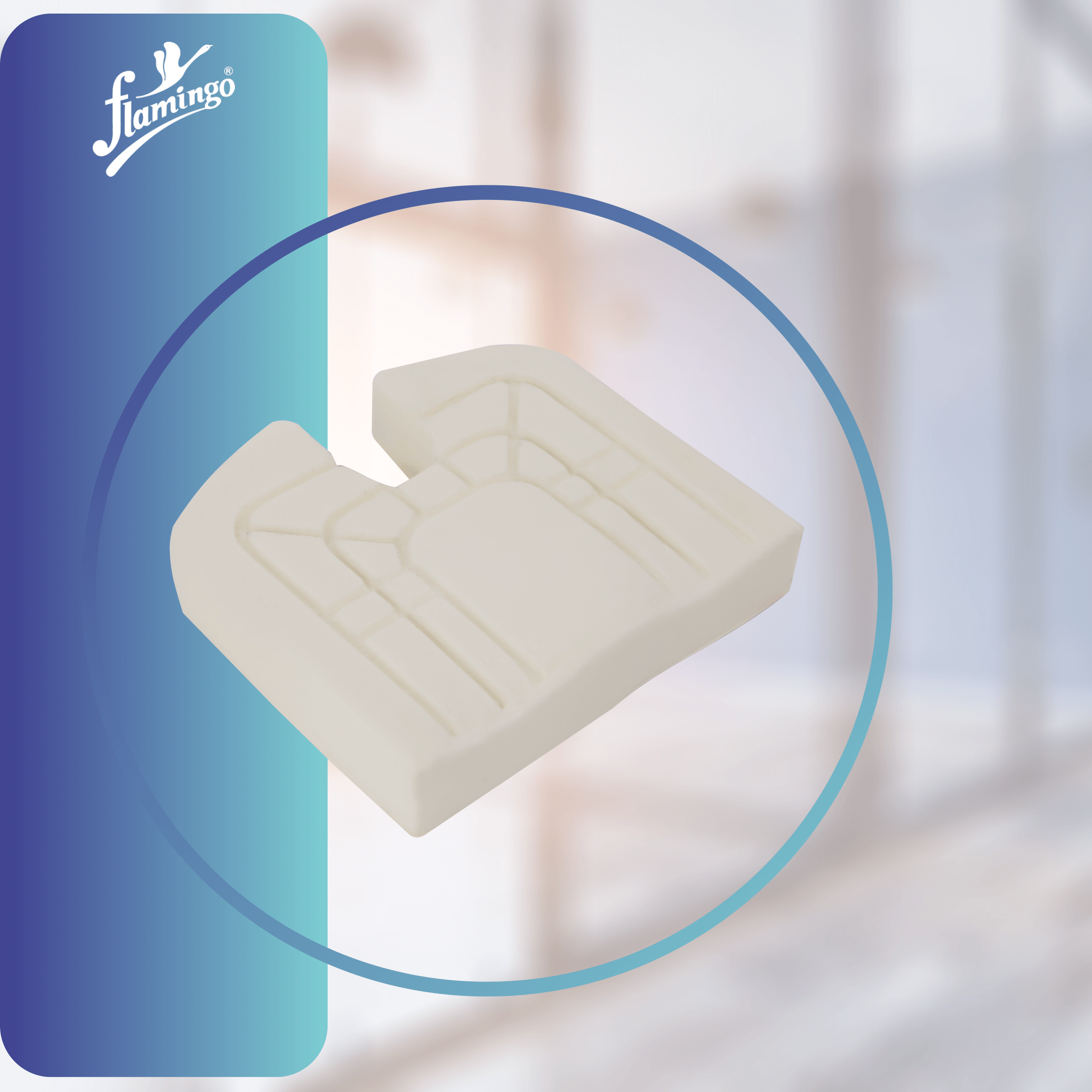 Flamingo Premium Coccyx Cushion, coccyx cushion, tailbone pain relief, pressure relief cushion, sitting comfort cushion, memory foam seat cushion, wheelchair cushion.