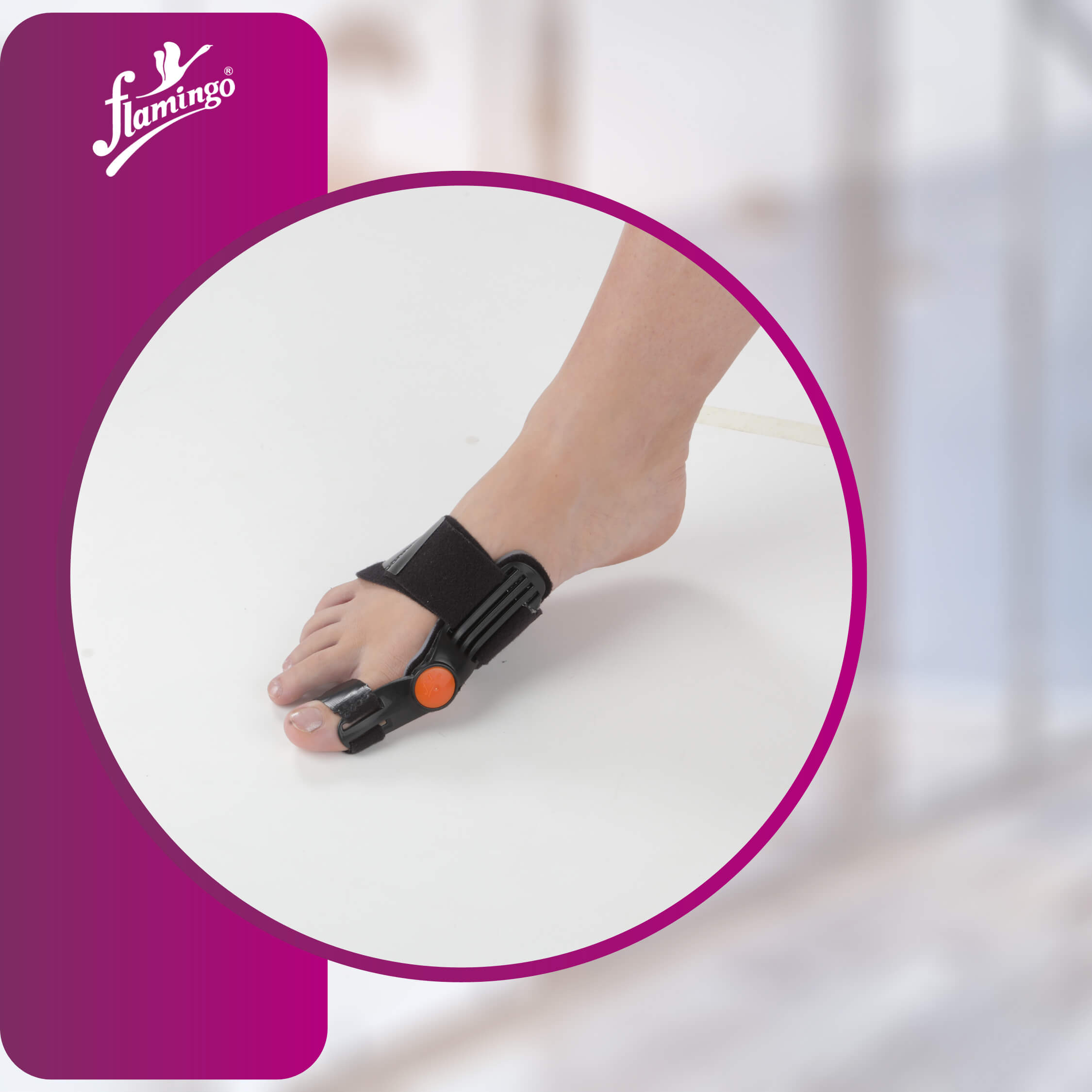 Flamingo Bunion Splint
Hallux Valgus Support
Bunion Pain Relief
Toe Misalignment Splint
Comfortable Bunion Support