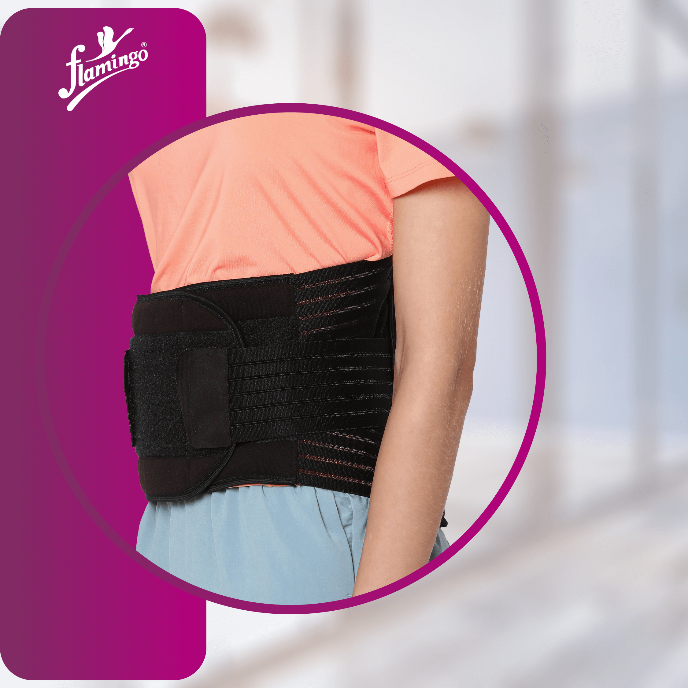 Flamingo L.S. Belt Compression Comfort
Lumbar Support Belt
Degenerative Disc Disease Support
Low Back Pain Relief
Spinal Health Support Belt