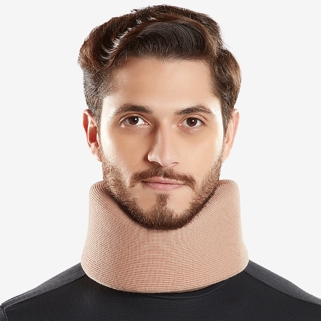 Flamingo Soft Collar, neck support, cervical spondylitis relief, arthritis neck collar, soft foam collar, posture support.