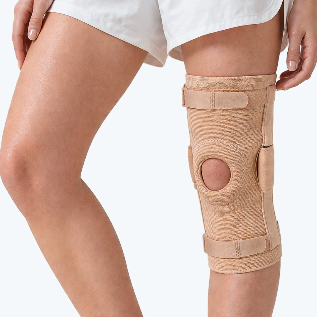 Gel Bi-Axle Hinged Knee Cap