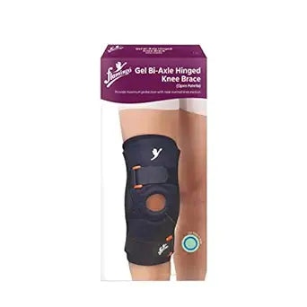 Gel Bi-Axle Hinged Knee Brace – Flamingo Health