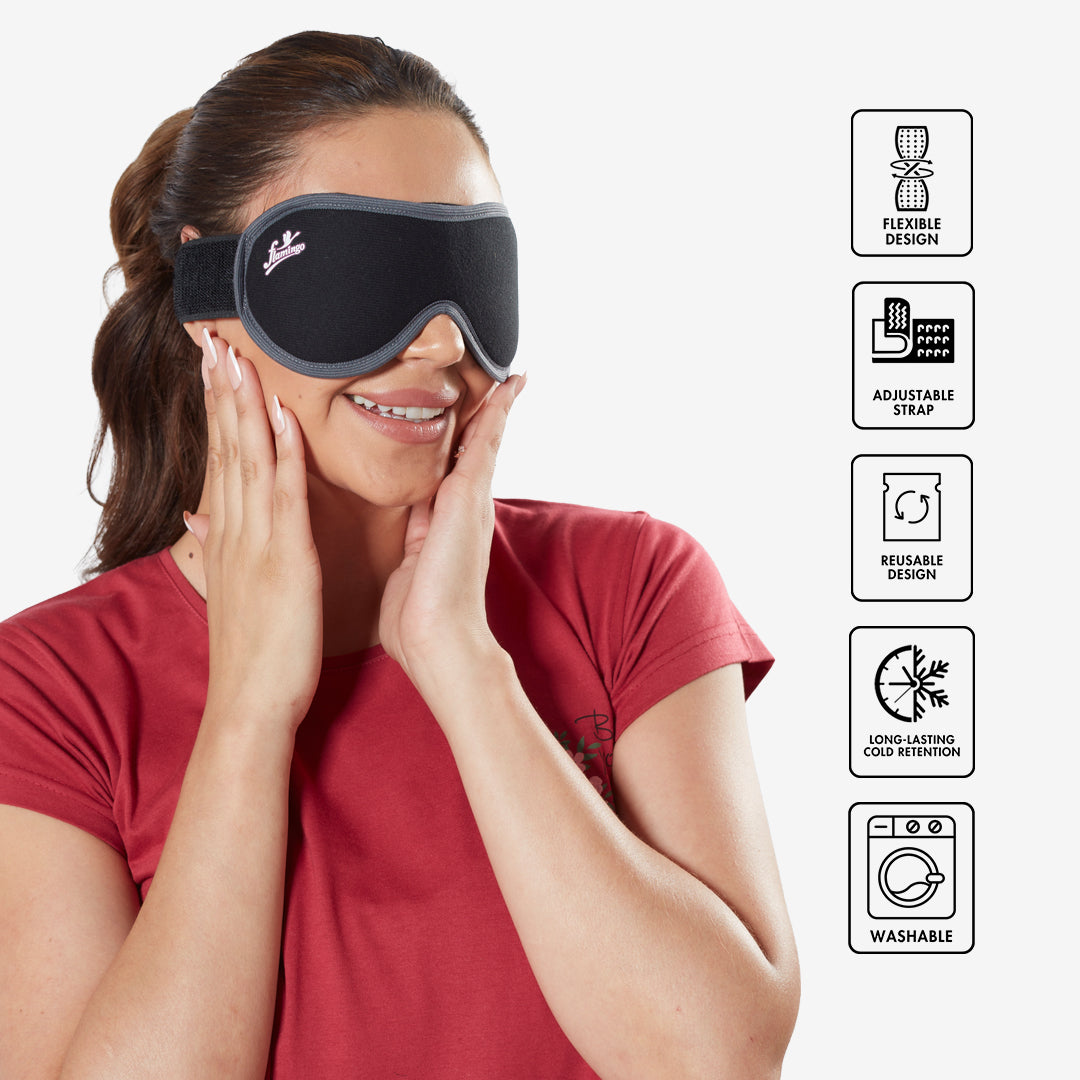 Flamingo Cool Eye Mask – Pack of 2