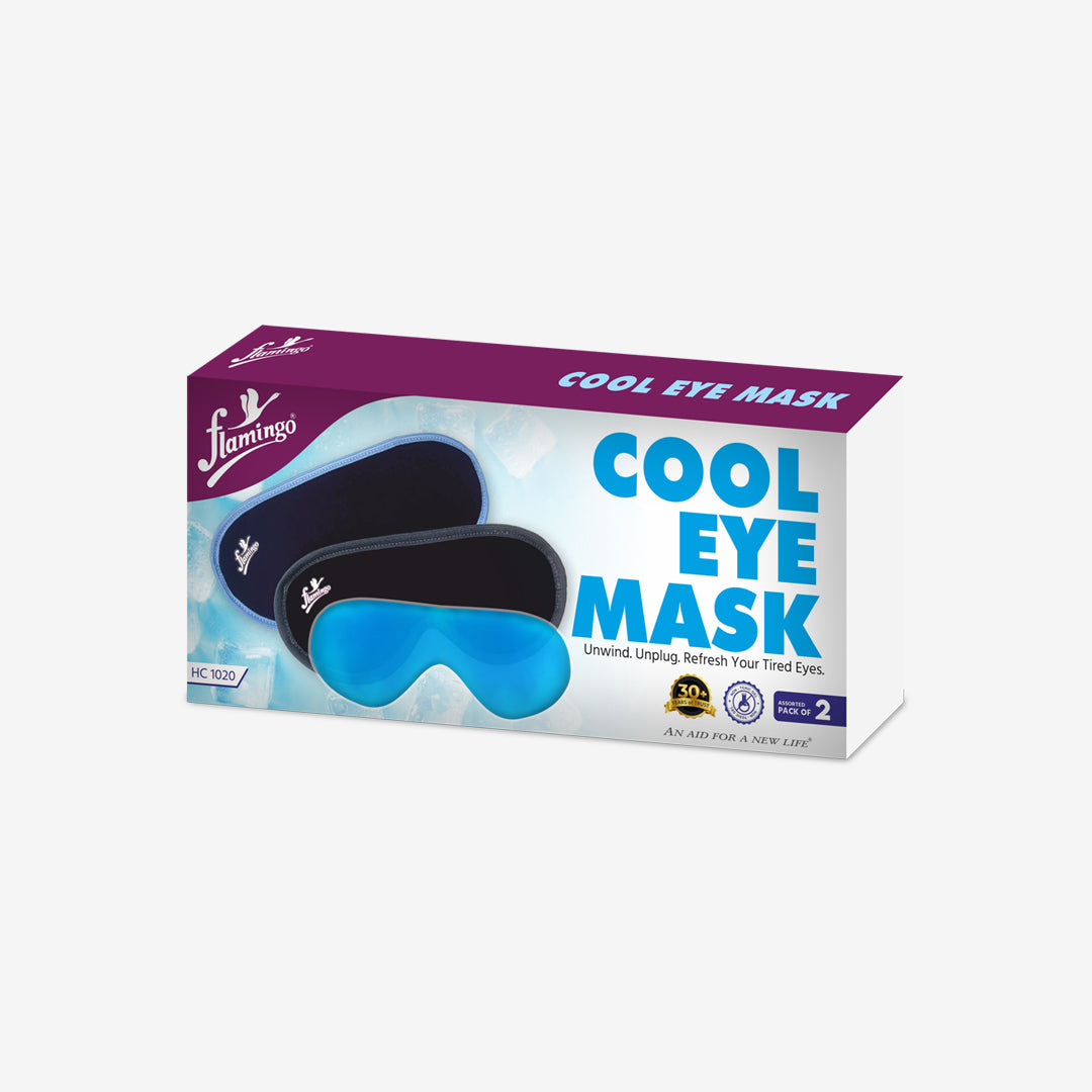 Flamingo Cool Eye Mask – Pack of 2