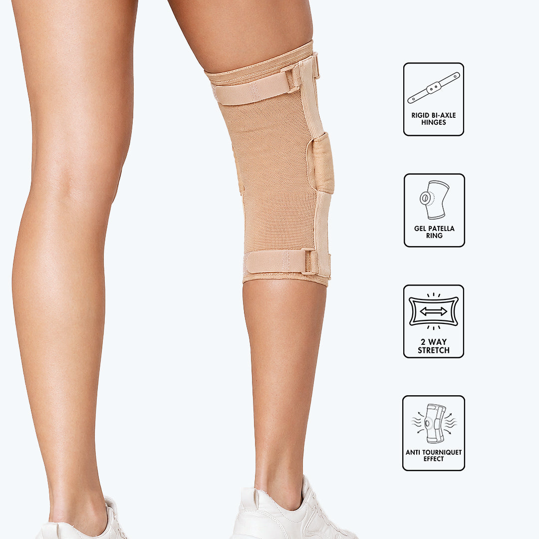 Gel Bi-Axle Hinged Knee Cap