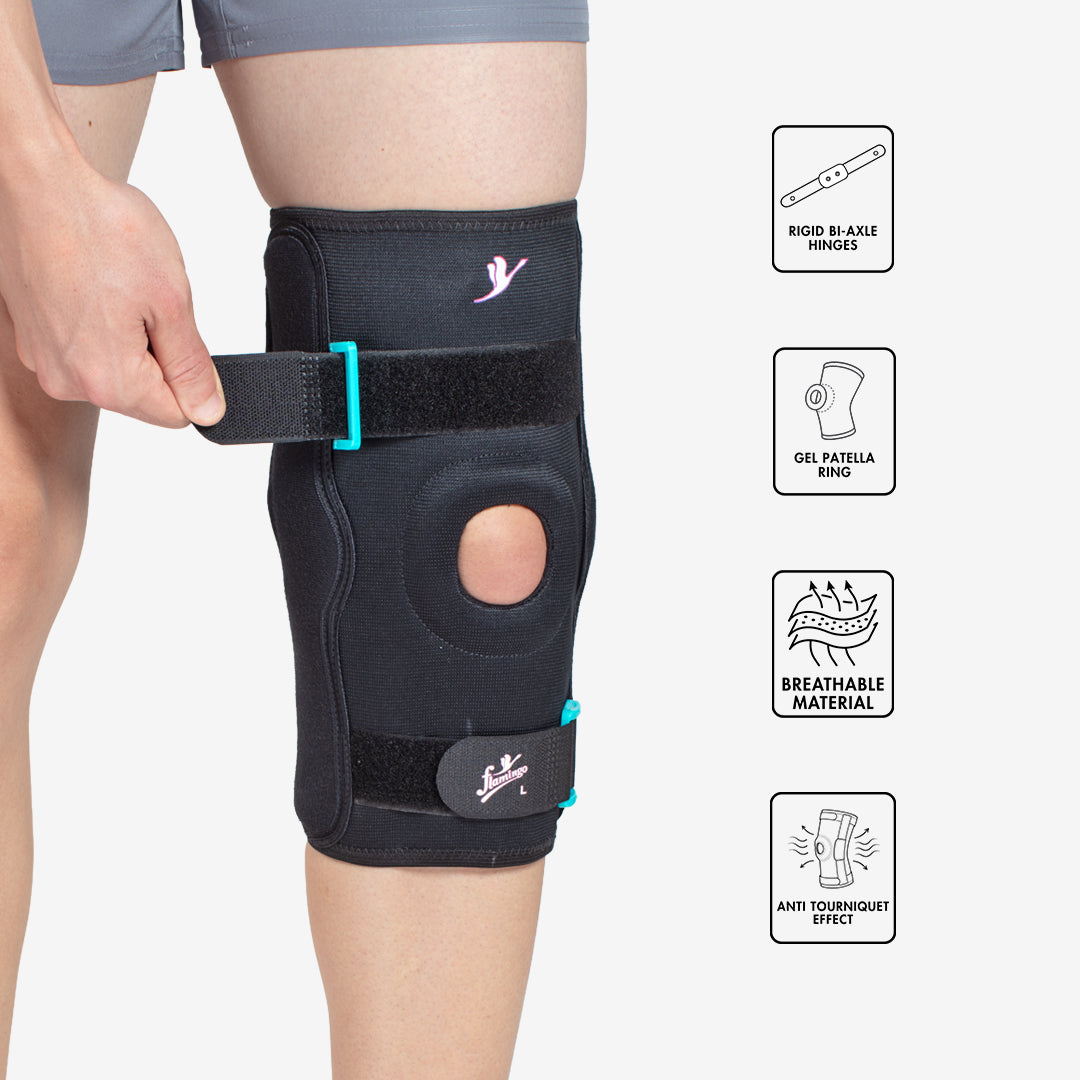 Gel Bi-Axle Hinged Knee Brace