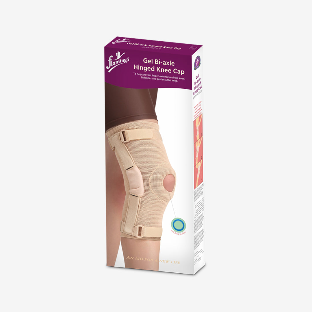 Gel Bi-Axle Hinged Knee Cap