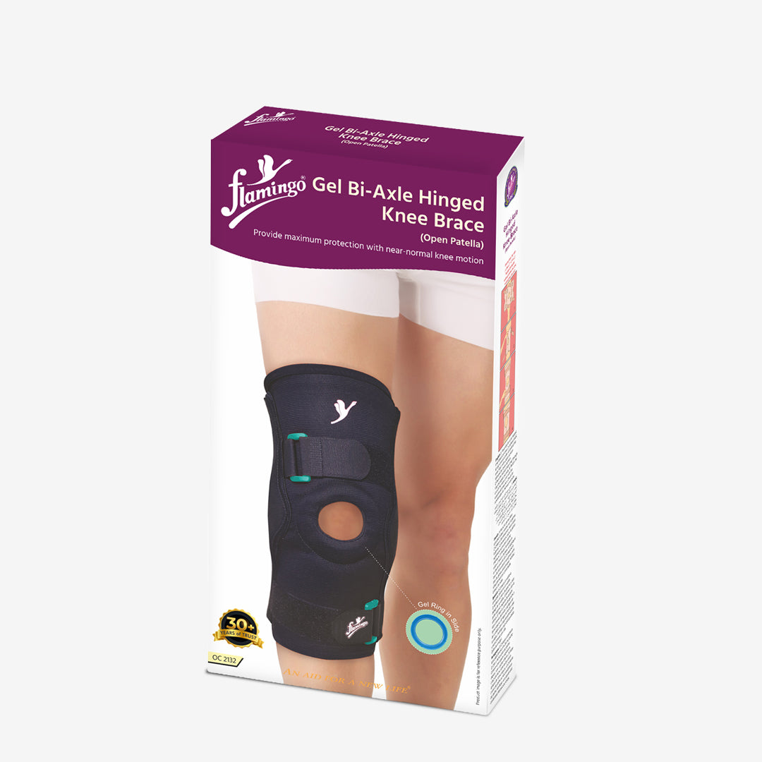 Gel Bi-Axle Hinged Knee Brace