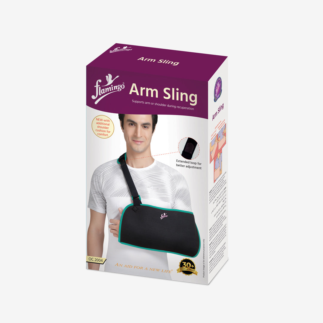 Flamingo Arm Sling
Post-Casting Sling
Elbow Dislocation Arm Support
Arm Fracture Sling
Adjustable Arm Sling
Thumb Loop Arm Support
