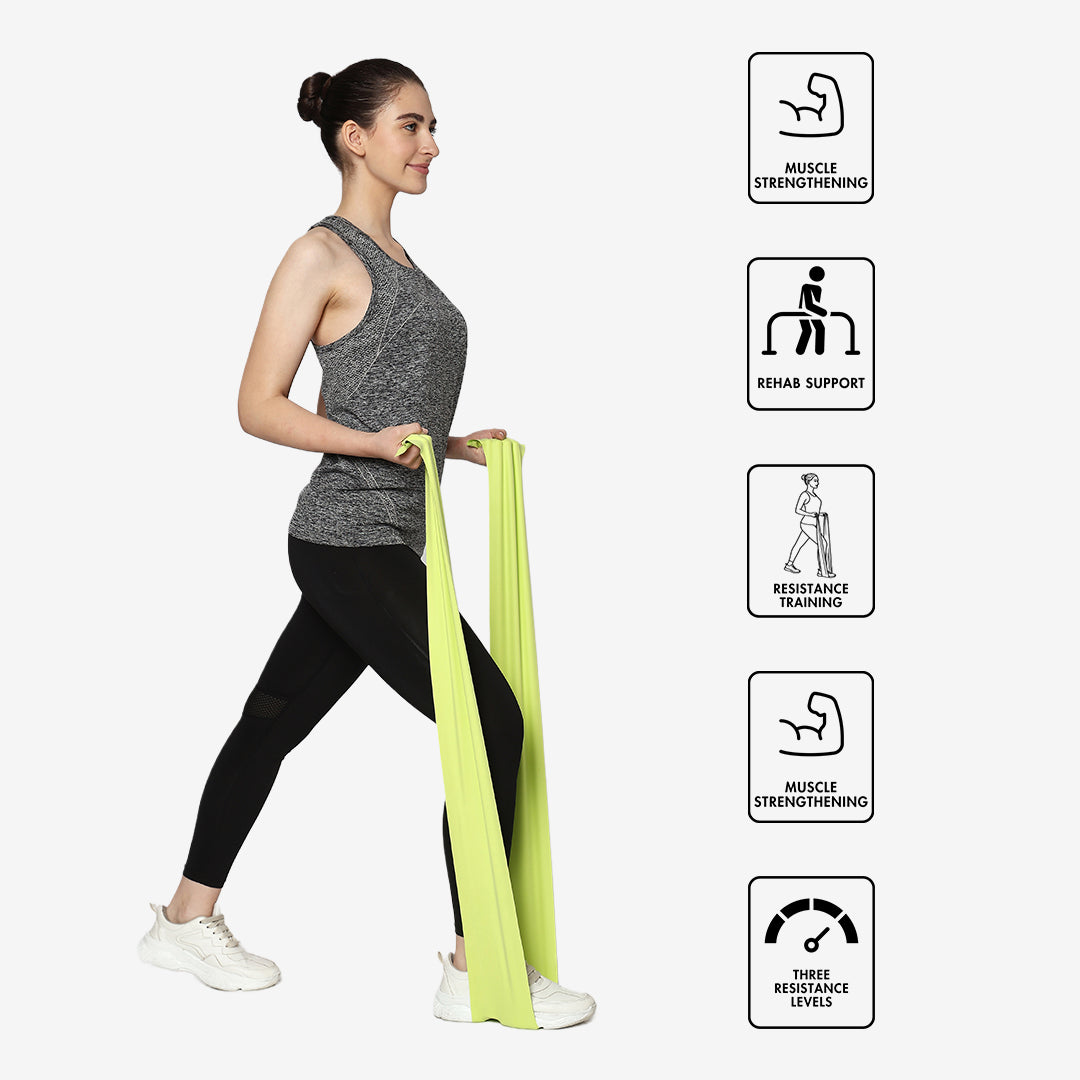 Exercise band, rehabilitation band, muscle strength training band, fitness band, resistance band, strength improvement band, natural rubber resistance band, portable fitness band
