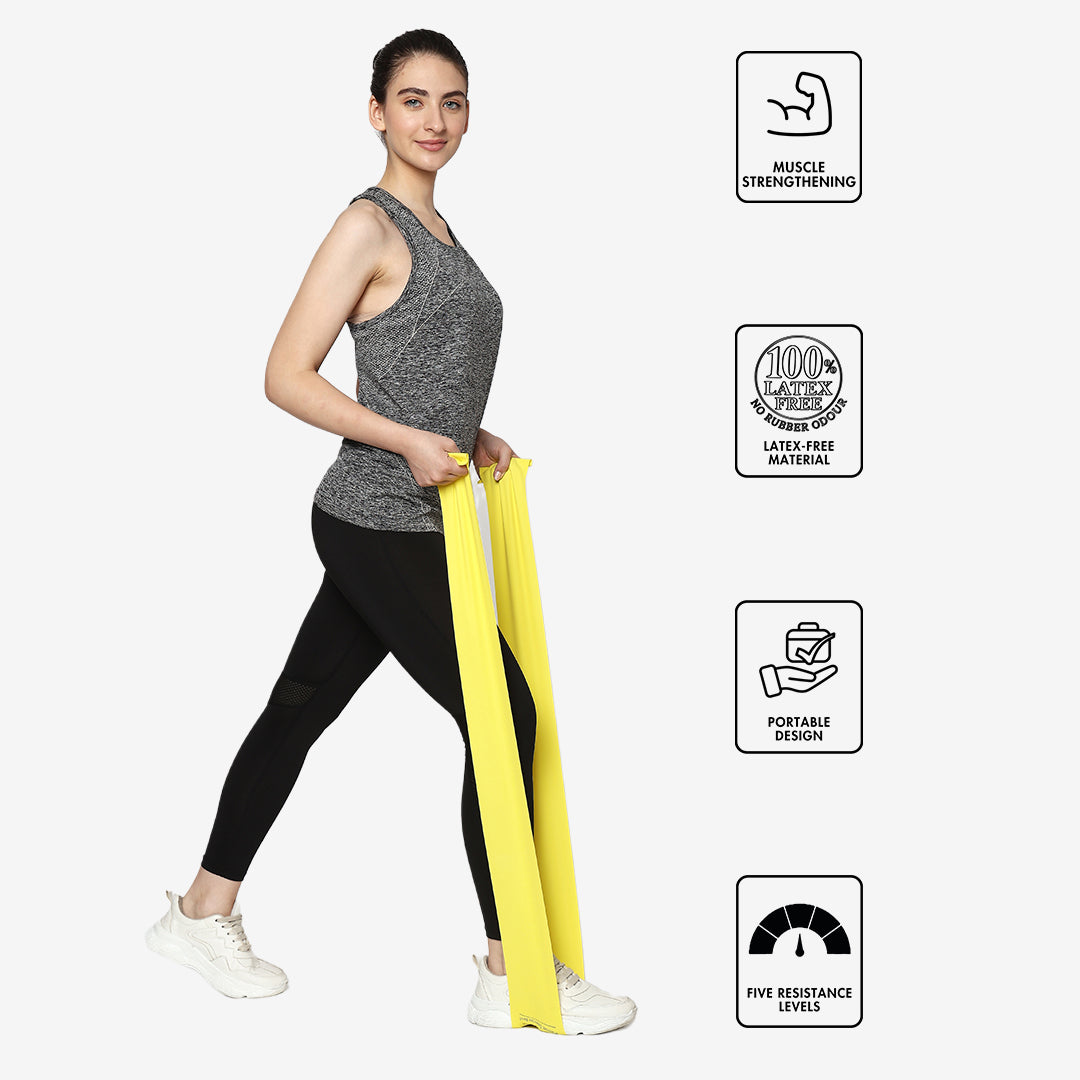 Exercise band, fitness resistance band, muscle strength band, rehabilitation band, latex-free resistance band, stretch band, portable exercise band, fitness band
