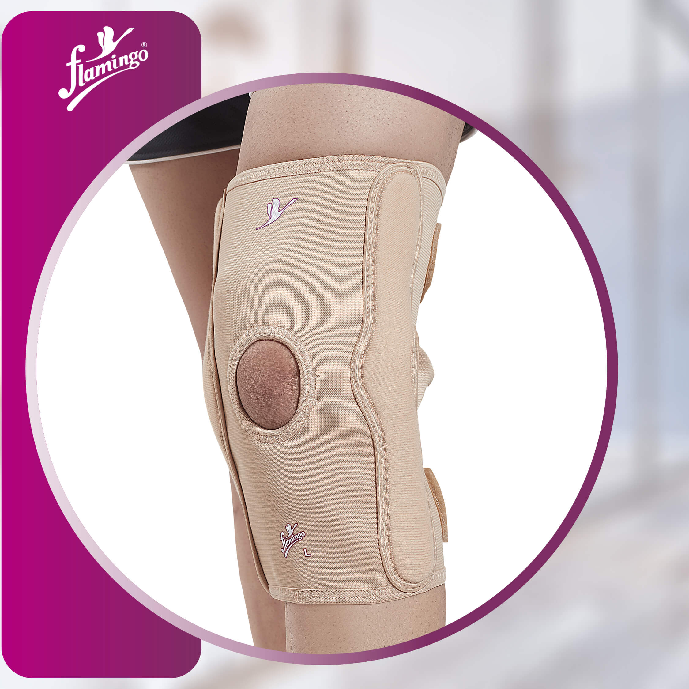 Flamingo Elastic Knee Support
Knee Injury Support
Knee Brace for Arthritis
Bi-Axle Knee Support
Open Patella Knee Brace
