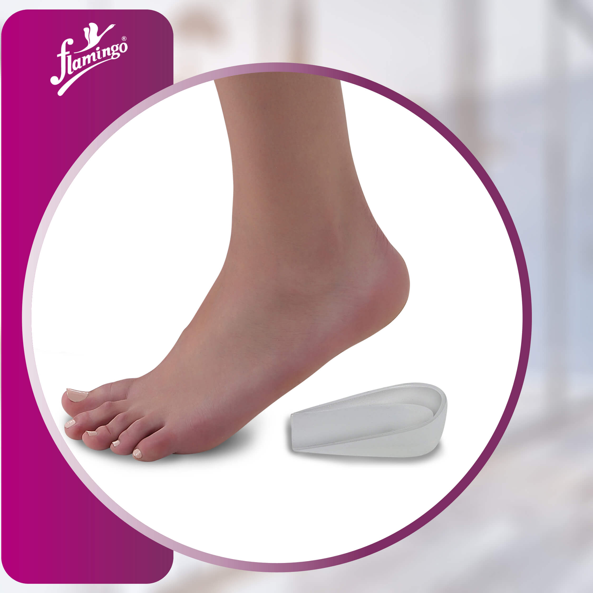 Flamingo Heel Cushion
Heel Pain Relief Cushion
Plantar Fasciitis Foot Support
Gel Heel Cushion for Comfort
Heel Spur Pain Relief
